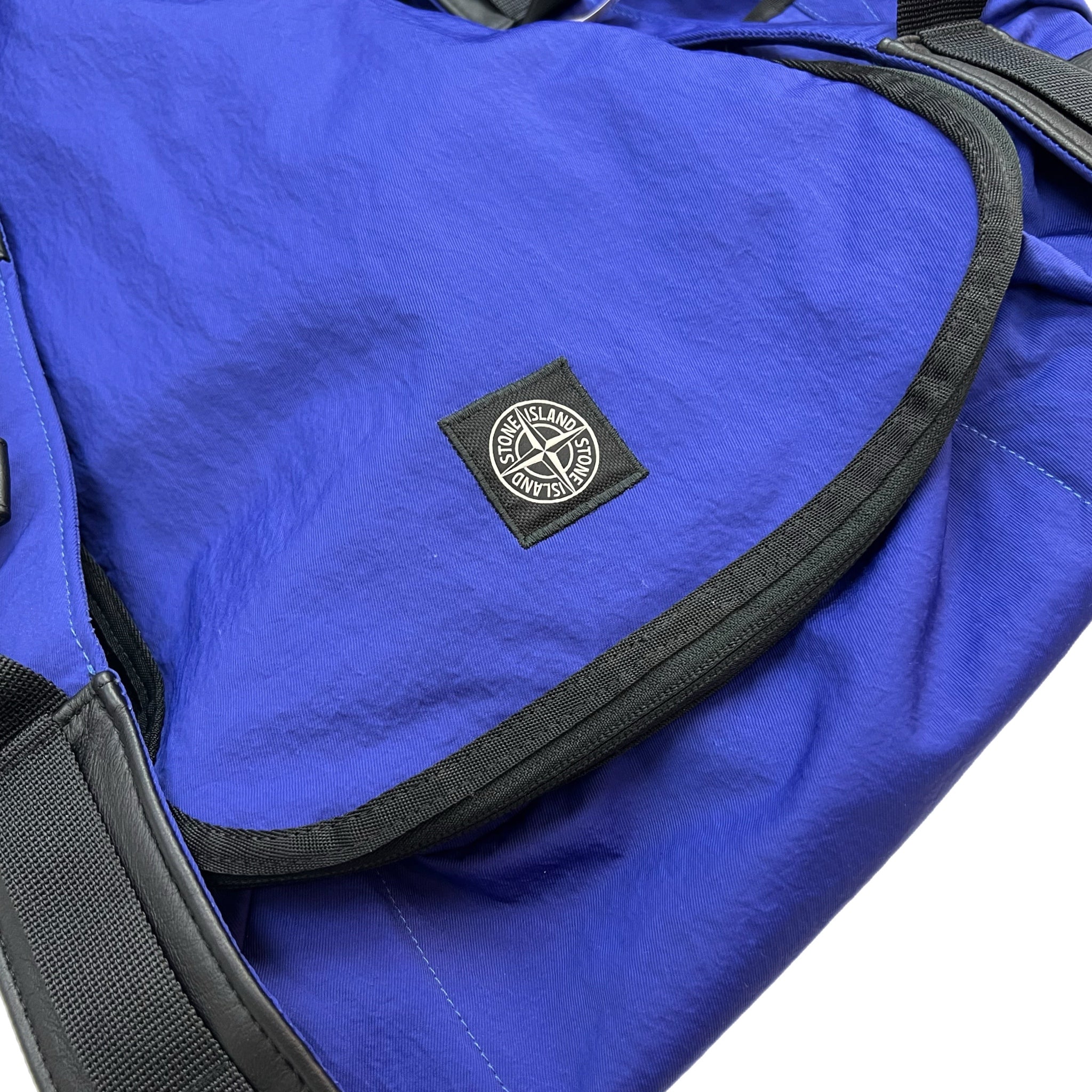Stone Island Nylon Twill Weekend Bag  Bright Blue