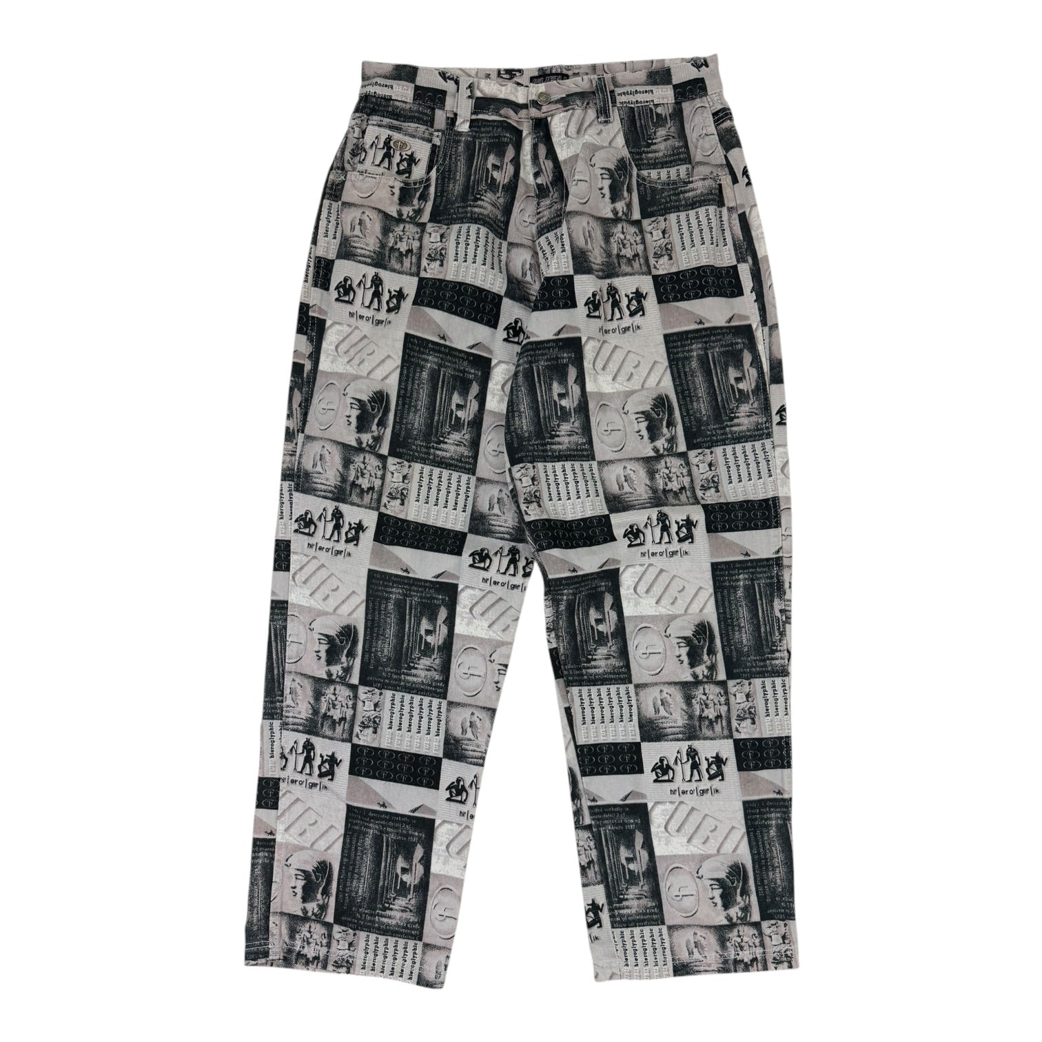 Vintage Fubu Graphic Pants White