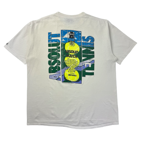 1992 Absolut Tennis 80 Proof Parody T-Shirt