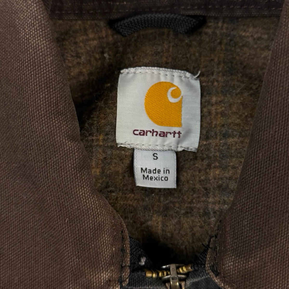 Vintage Carhartt J97 Detroit Faded Black