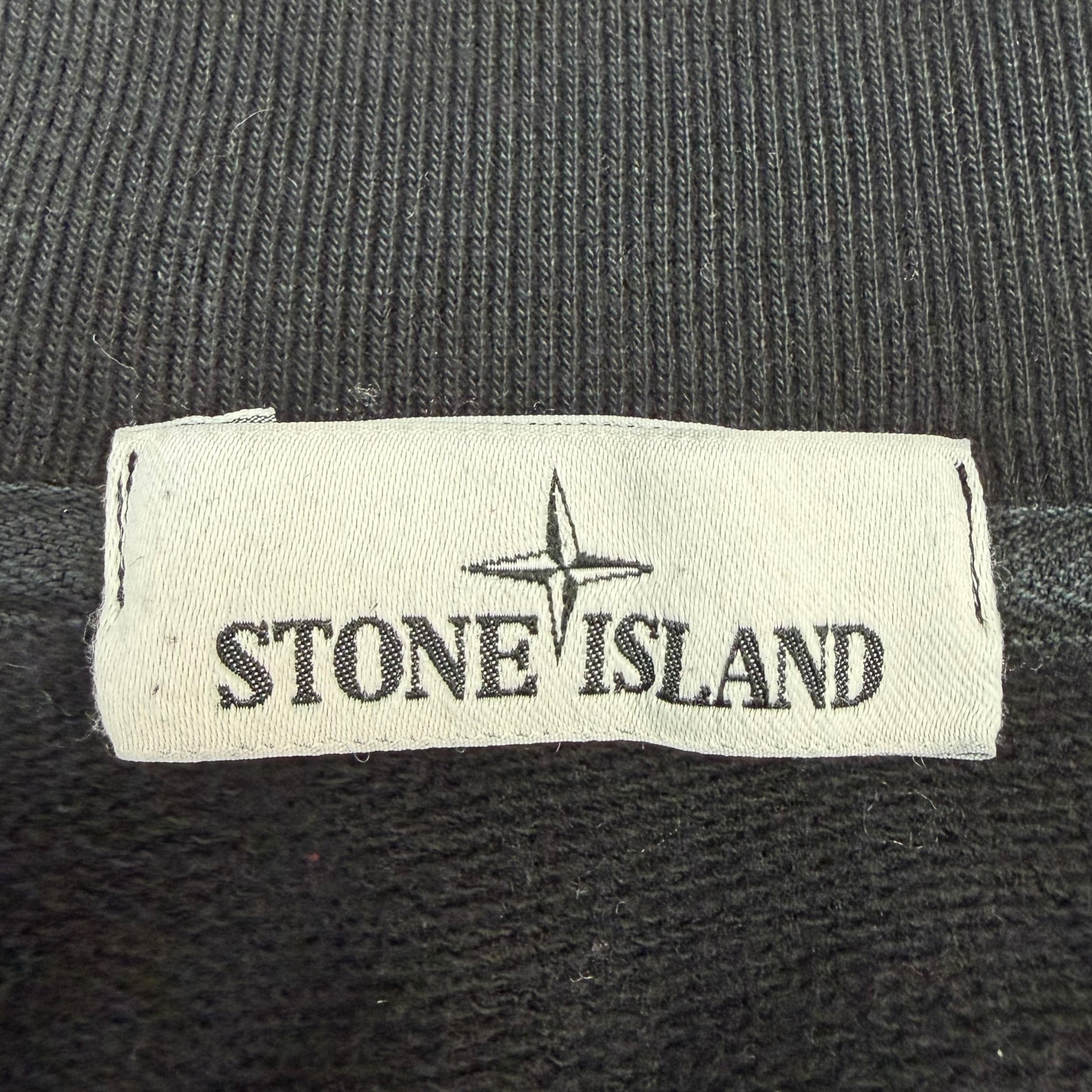Stone Island Quarter Zip Sweater Black