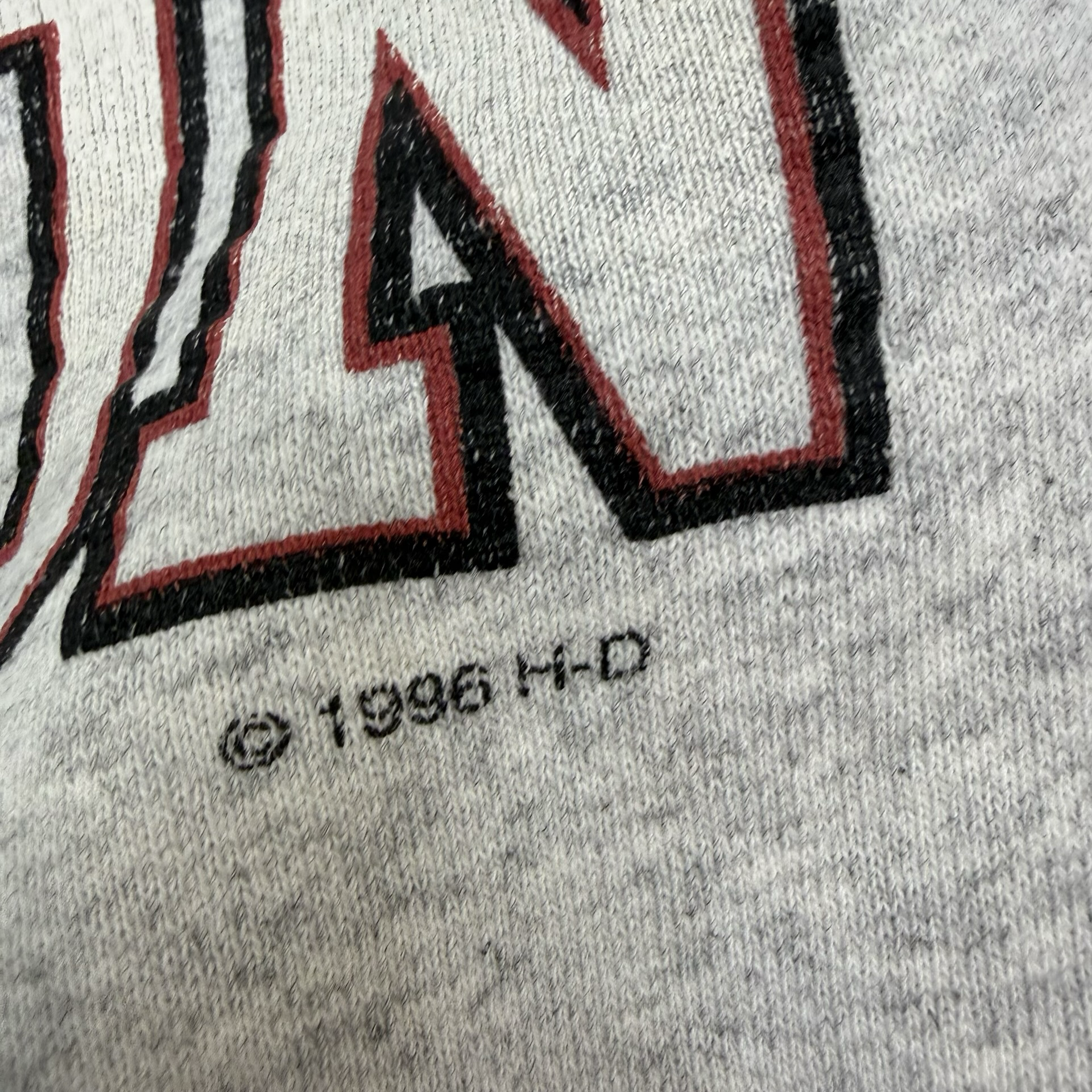 1996 Harley Davidson Crewneck Grey