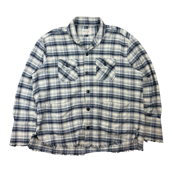 Greg Lauren River Shawl Collar Flannel Blue