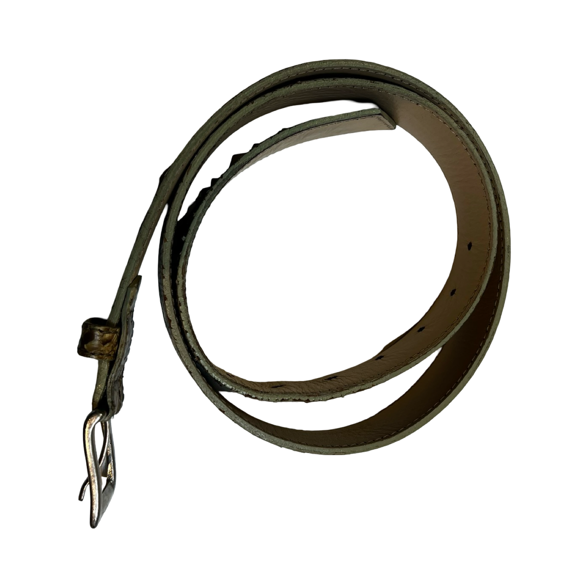 Junya Watanabe Comme des Garçons Studded Snakeskin Leather Belt