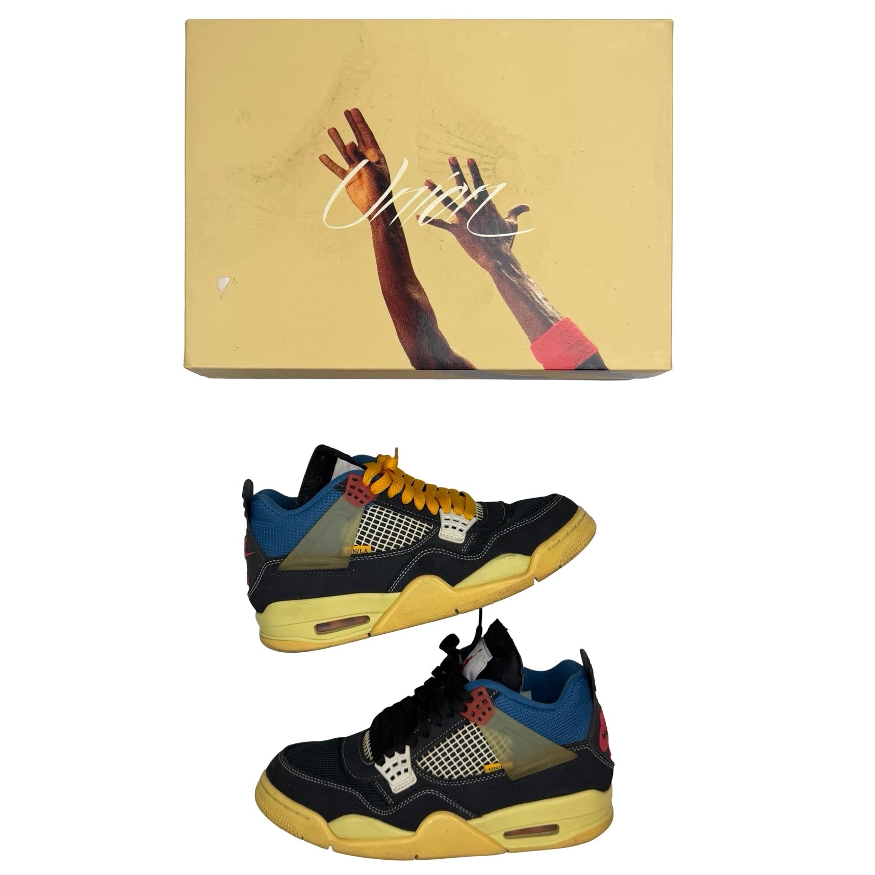Union X Jordan 4 Off Noir (Used)