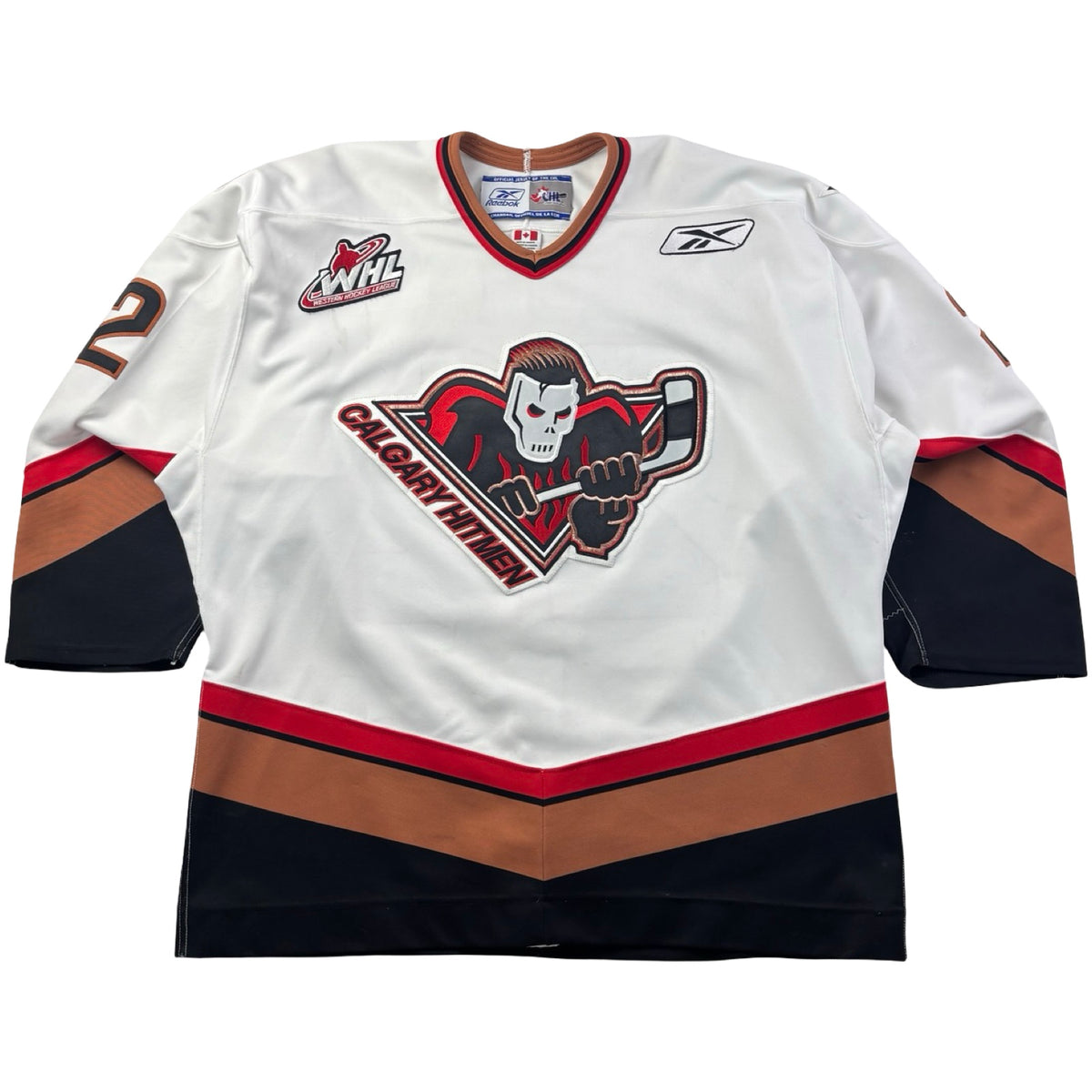 Vintage CCM Calgary Hitmen Dustin Kohn WHL Home Jersey