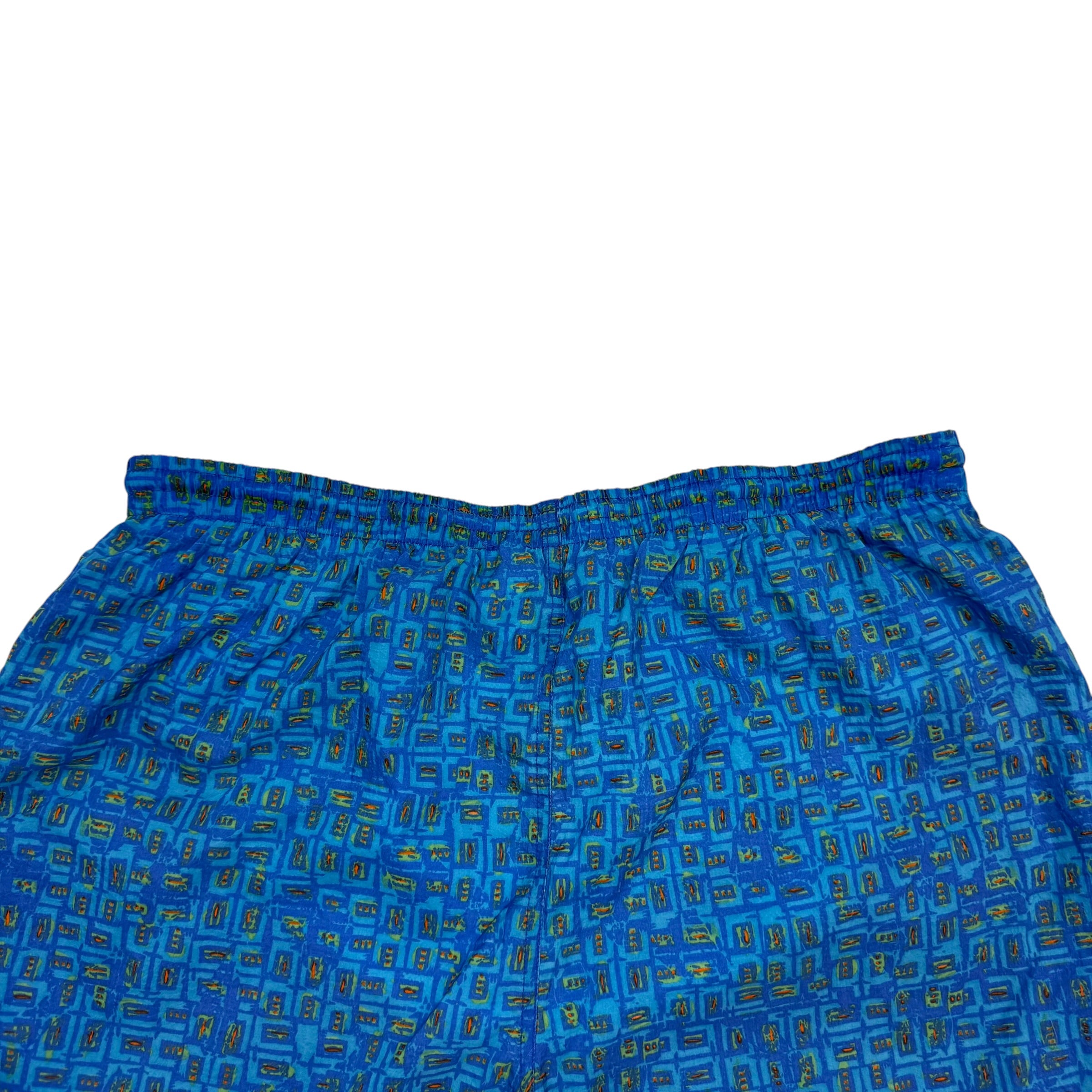 Vintage Nike Mesh Lined Shorts Multi Blue