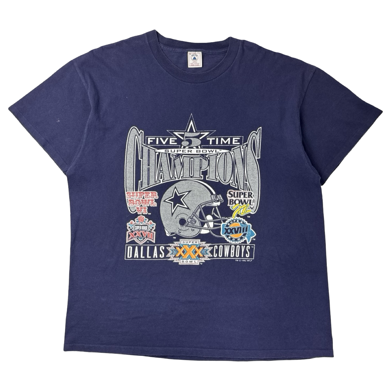 1995 Dallas Cowboys Superbowl 30 Champions NFL T-Shirt