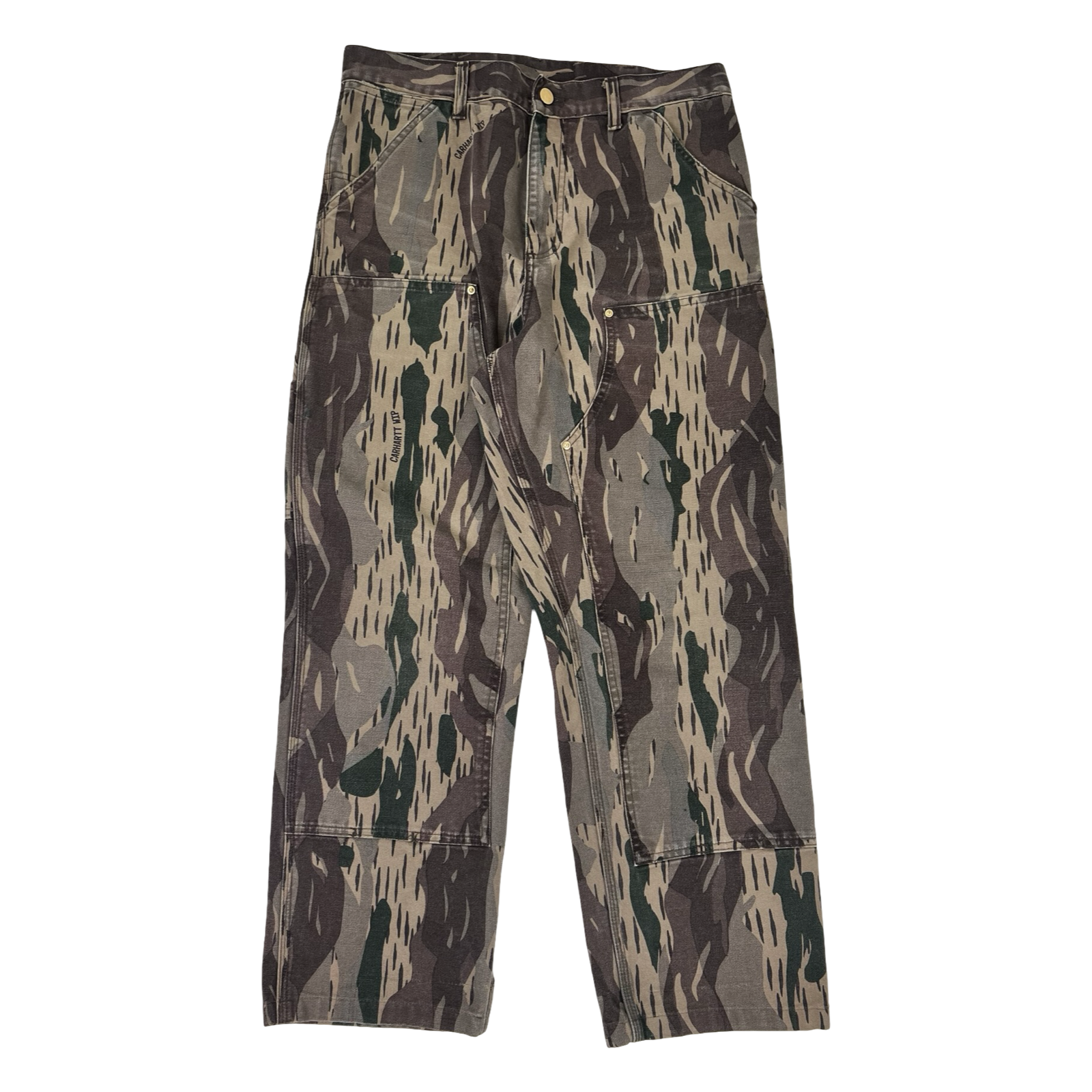 Carhartt WIP Double Knee Camo Unite Rinsed Pants