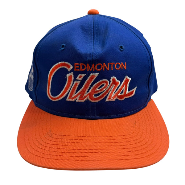 Vintage Edmonton Oilers Sports Specialties Snapback Blue