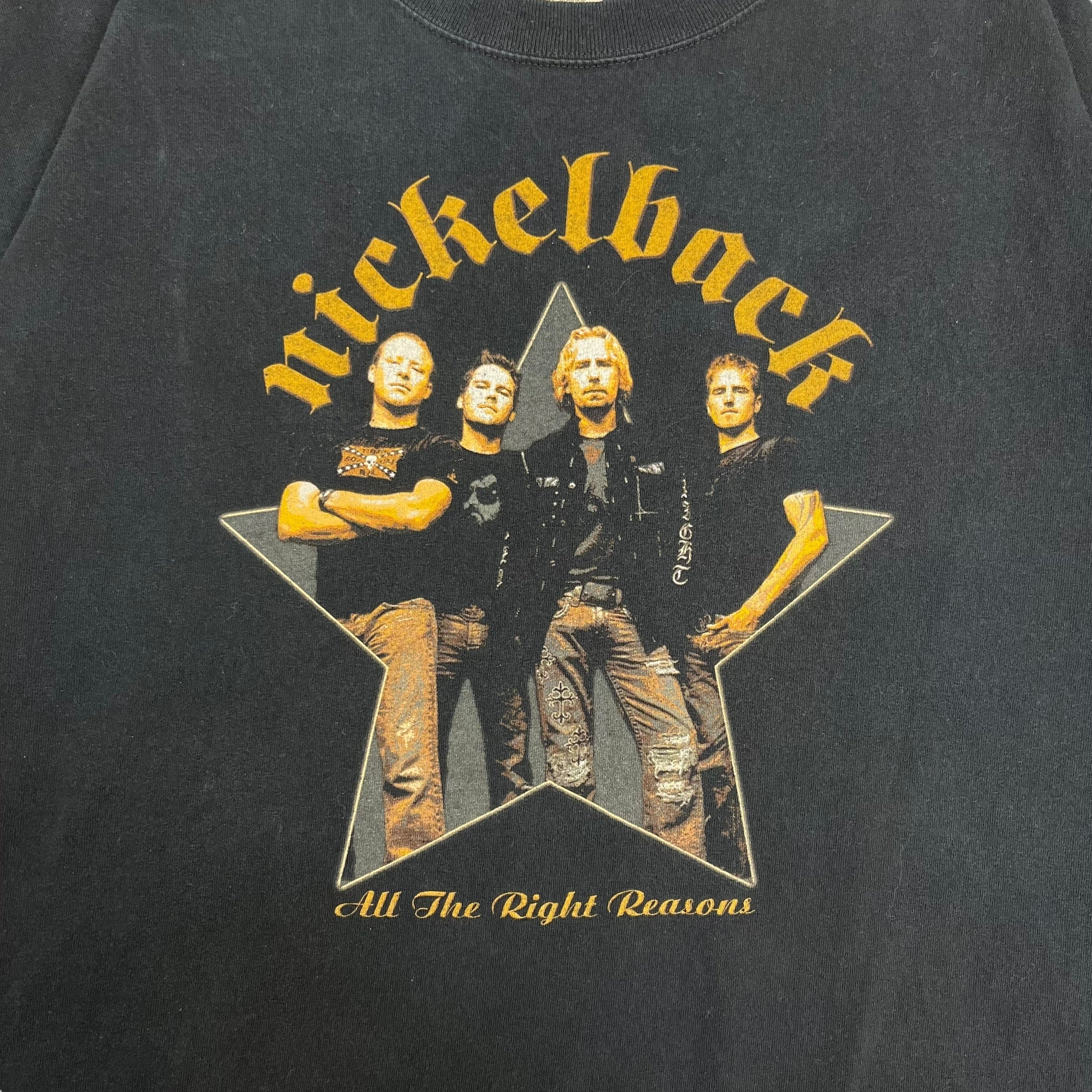 2006 Nickelback All The Right Reasons Tour Tee Black