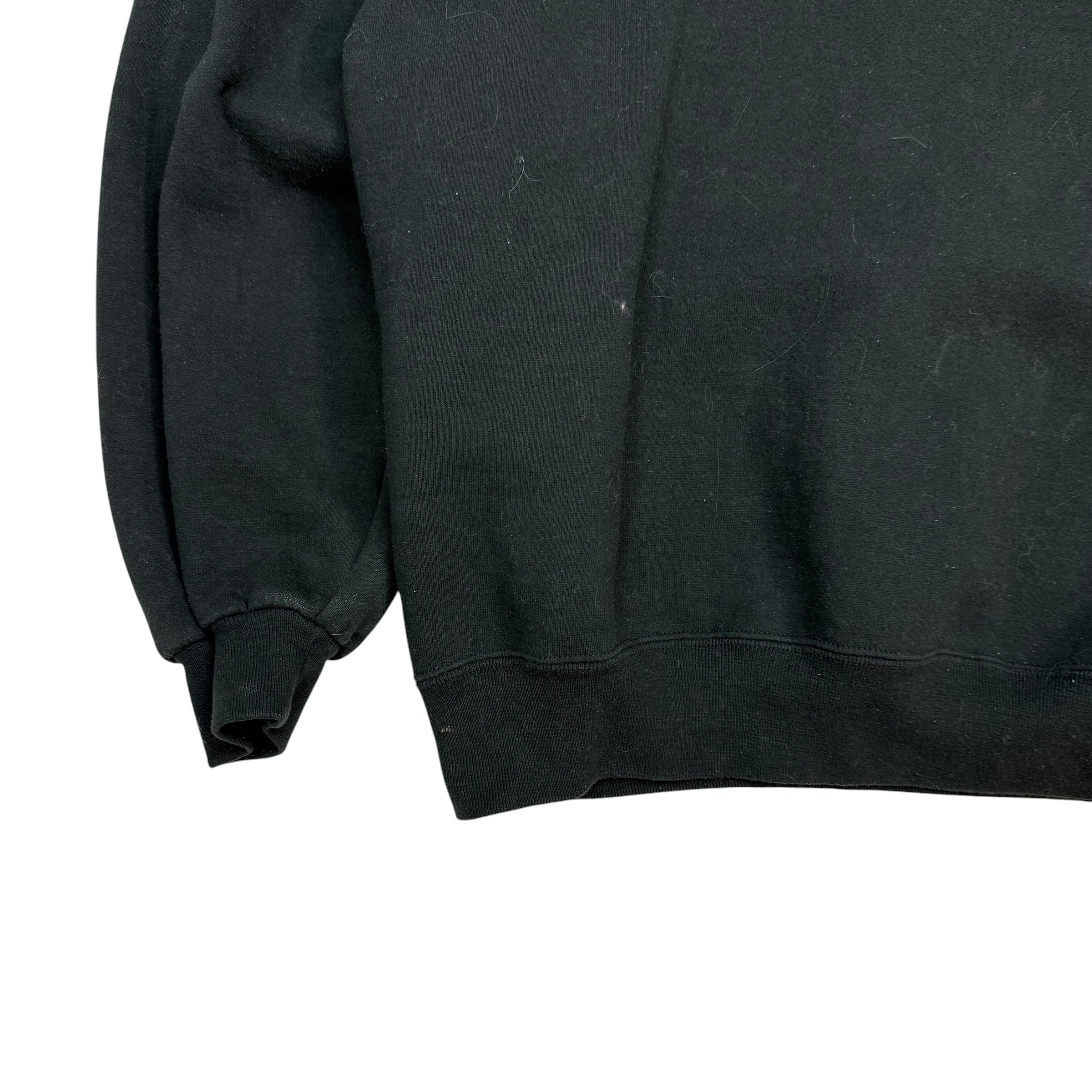 Vintage Russell Athletics Blank Crewneck Black