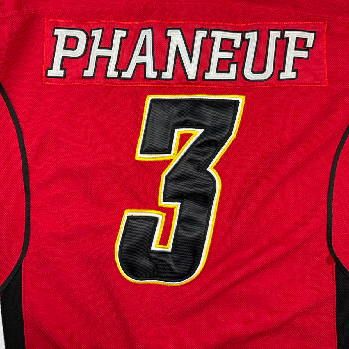 Vintage Reebok Calgary Flames #3 Dion Phaneuf NHL Jersey