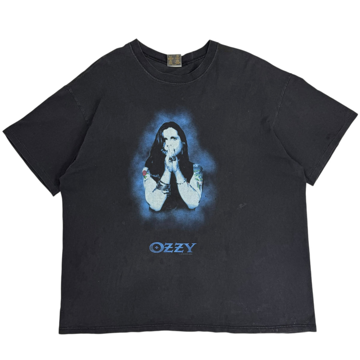 1996 Ozzy Osbourne Retirement Sucks Tour Tee Faded Black