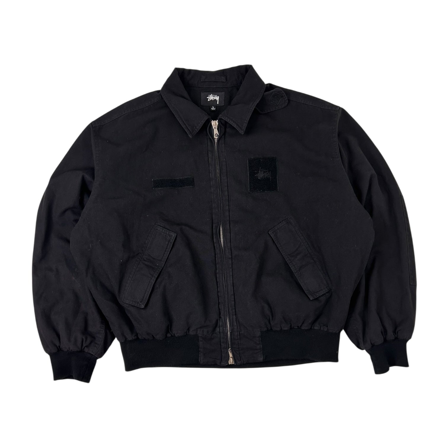 Stussy Flight Bomber Jacket Black