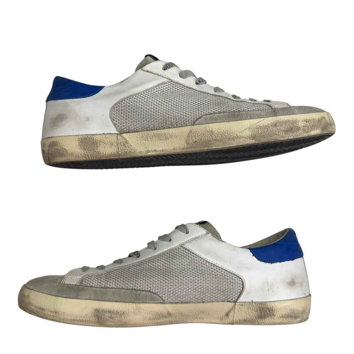 Golden Goose Super Star Sneaker White/Red/Blue (Used)