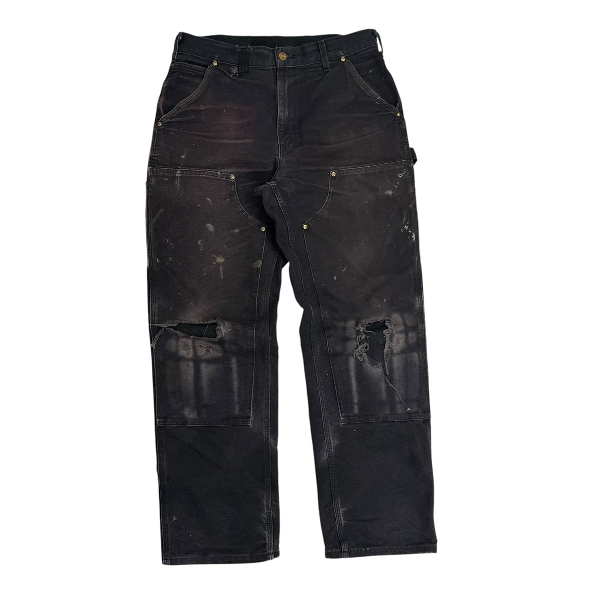 Vintage Carhartt Double Knee Pants Black