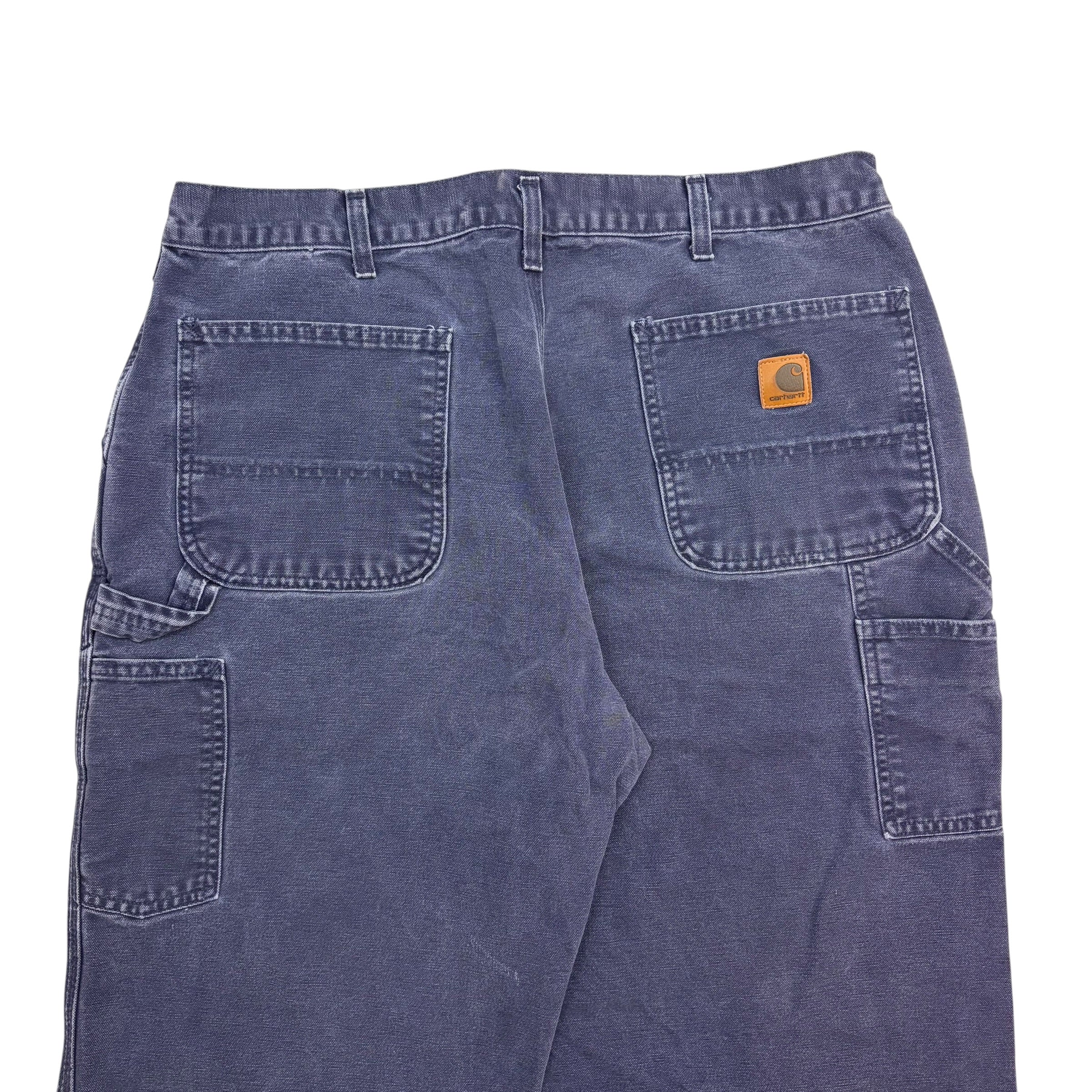 Vintage Carhartt Double Knee Pants Midnight Blue