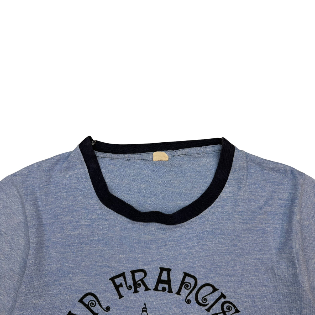 Vintage San Francisco Ringer Tee Heather Blue