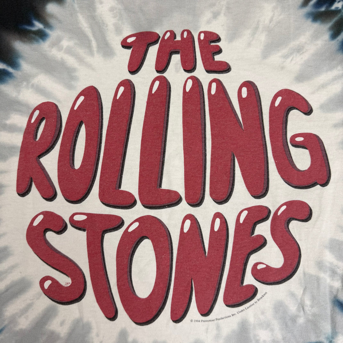 1994 The Rolling Stones Tie Dye Tee Red