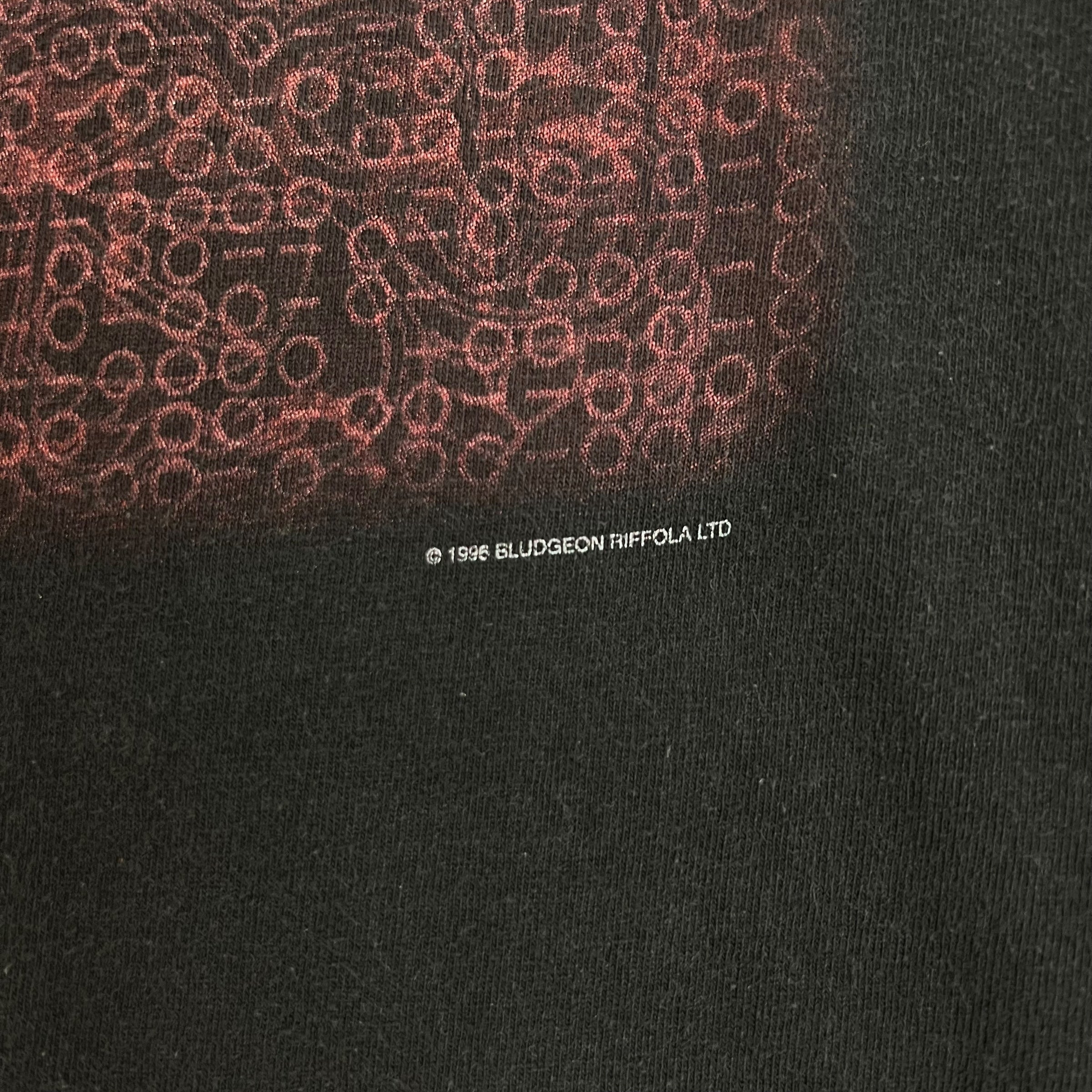 1996 Def Leppard Black Slang Tour Shirt