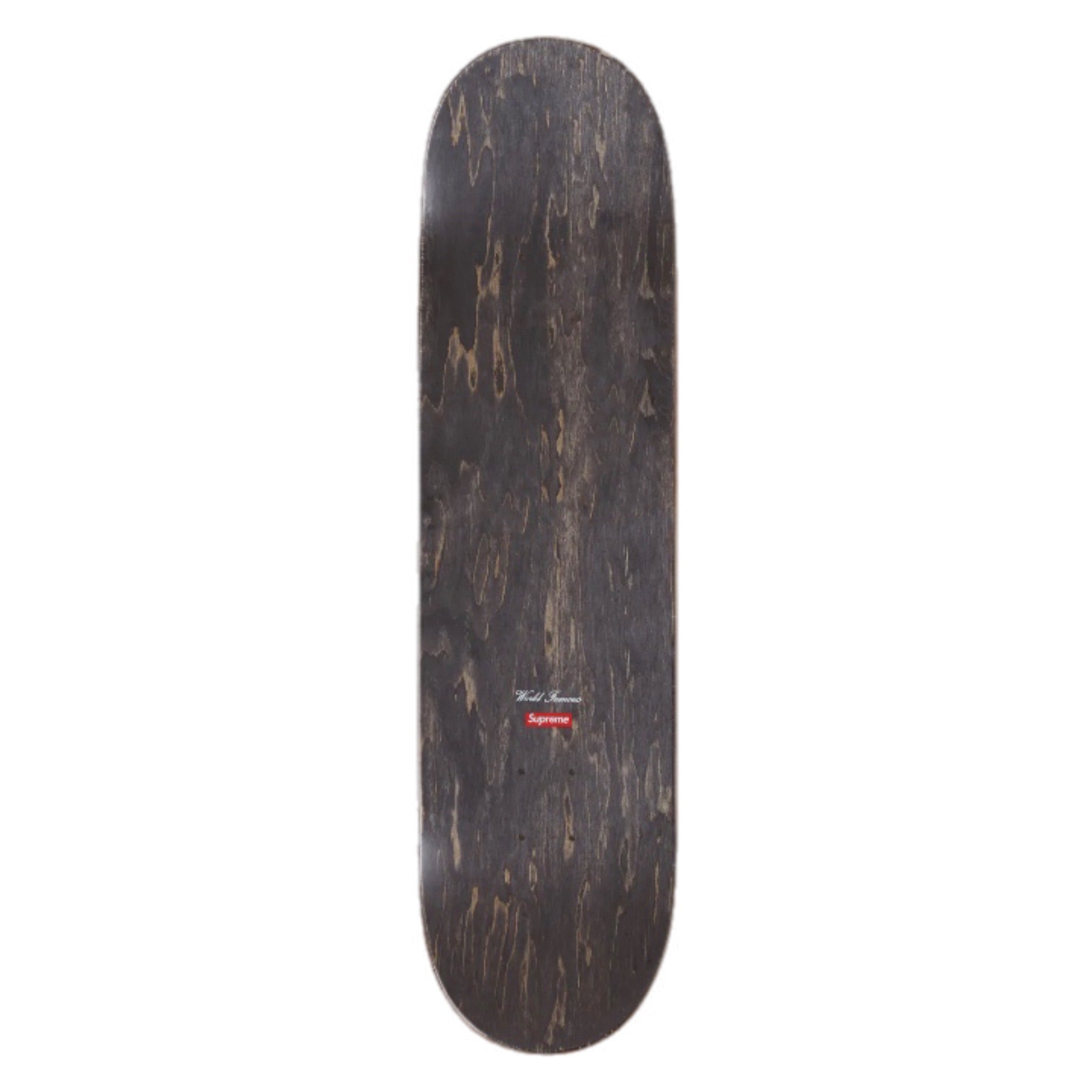 Supreme Distorted Logo Deck Yellow