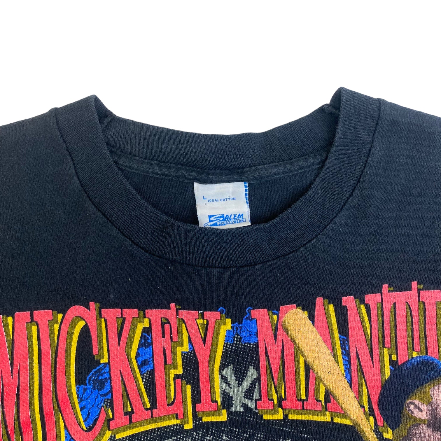 1990 Mickey Mantle T-Shirt - Black