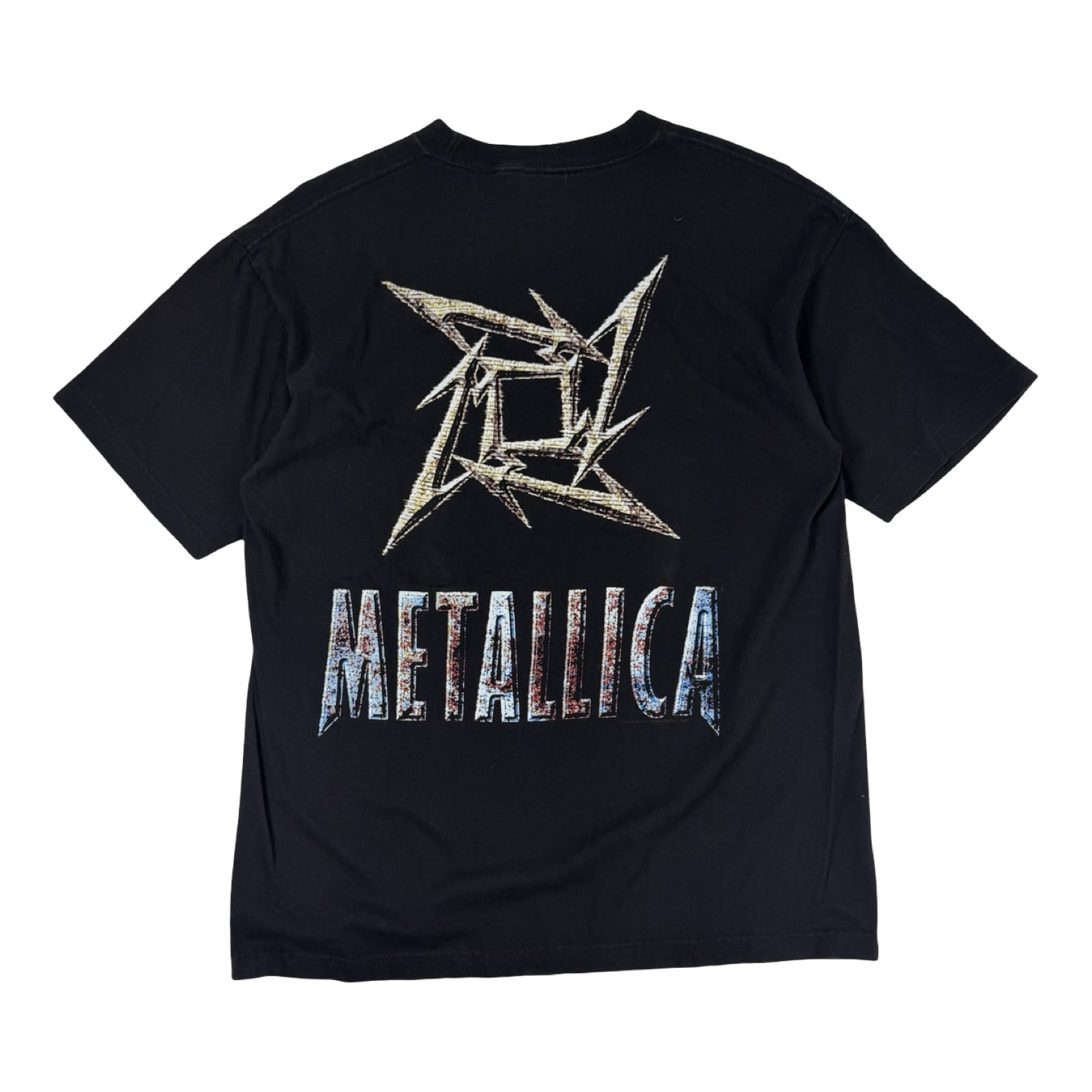 Vintage Metallica Ninja Star T-Shirt Black