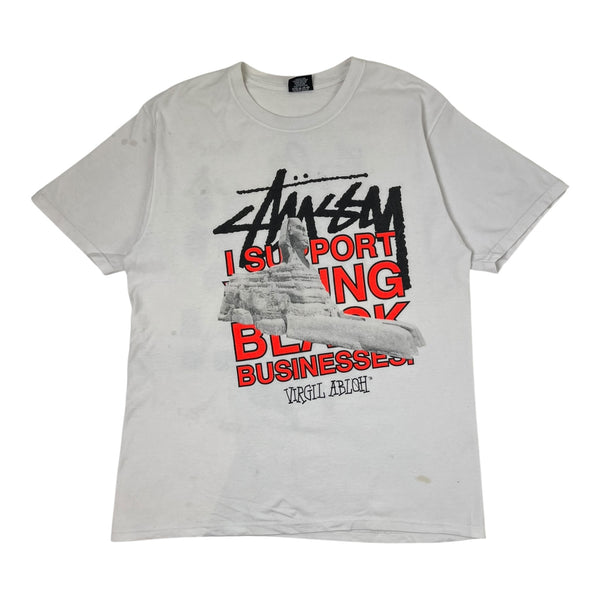 Stussy x Virgil Abloh World Tour T-Shirt White