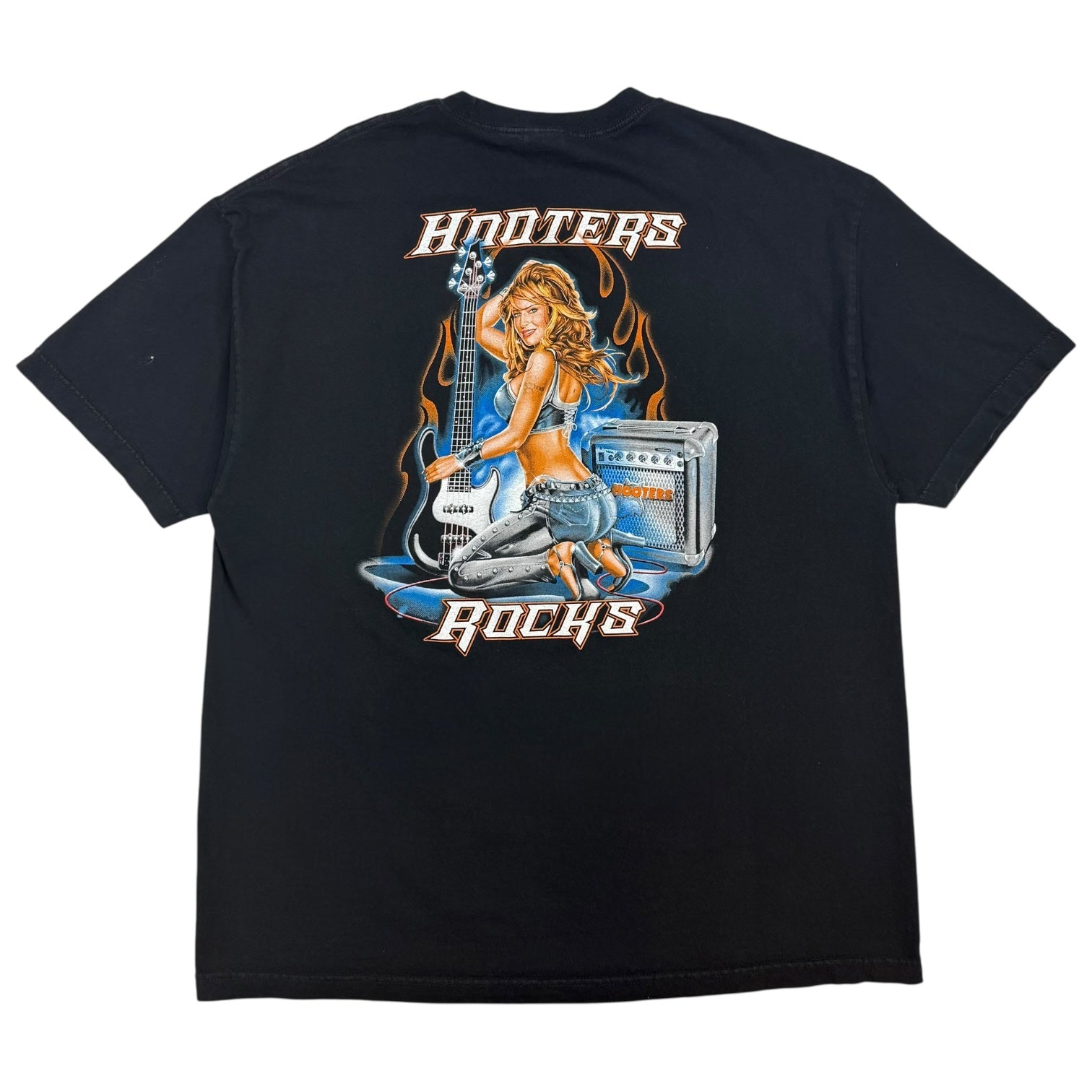 Vintage Hooters Rocks Tee Black