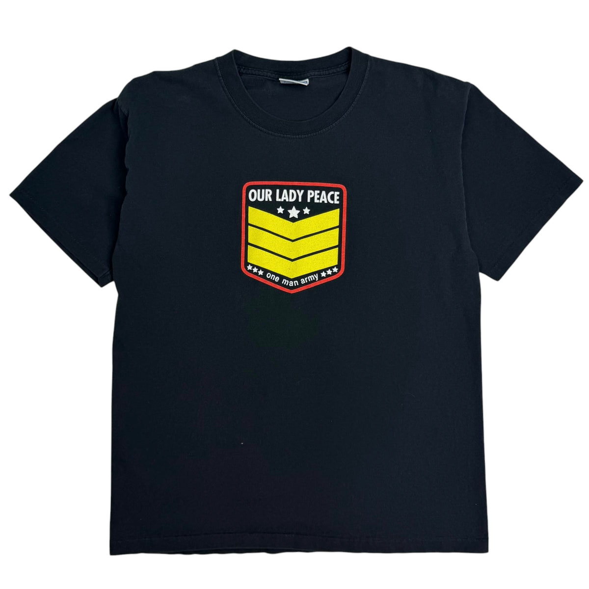 Vintage 90s Our Lady Peace One Man Army Tee Black
