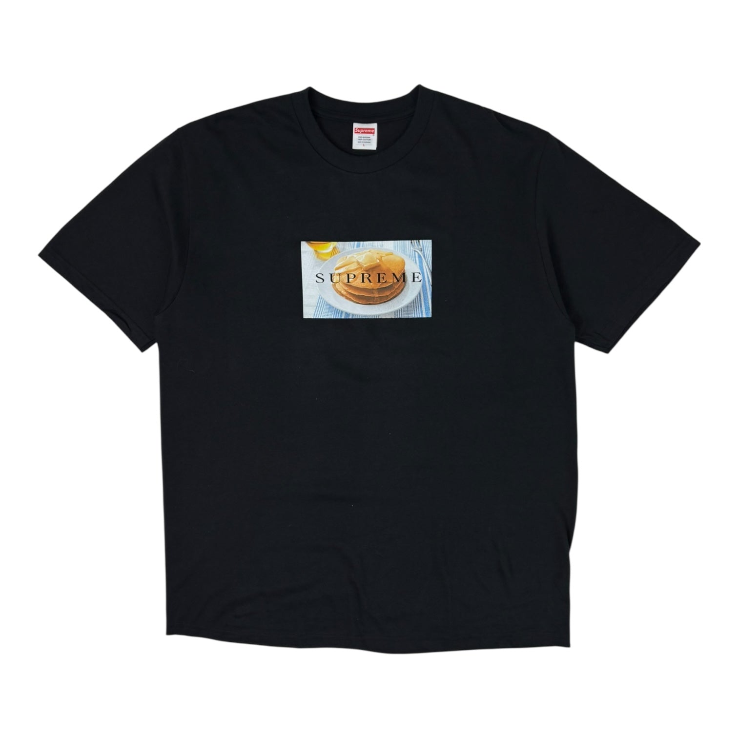 Supreme SS25 Pancakes T-Shirt Black