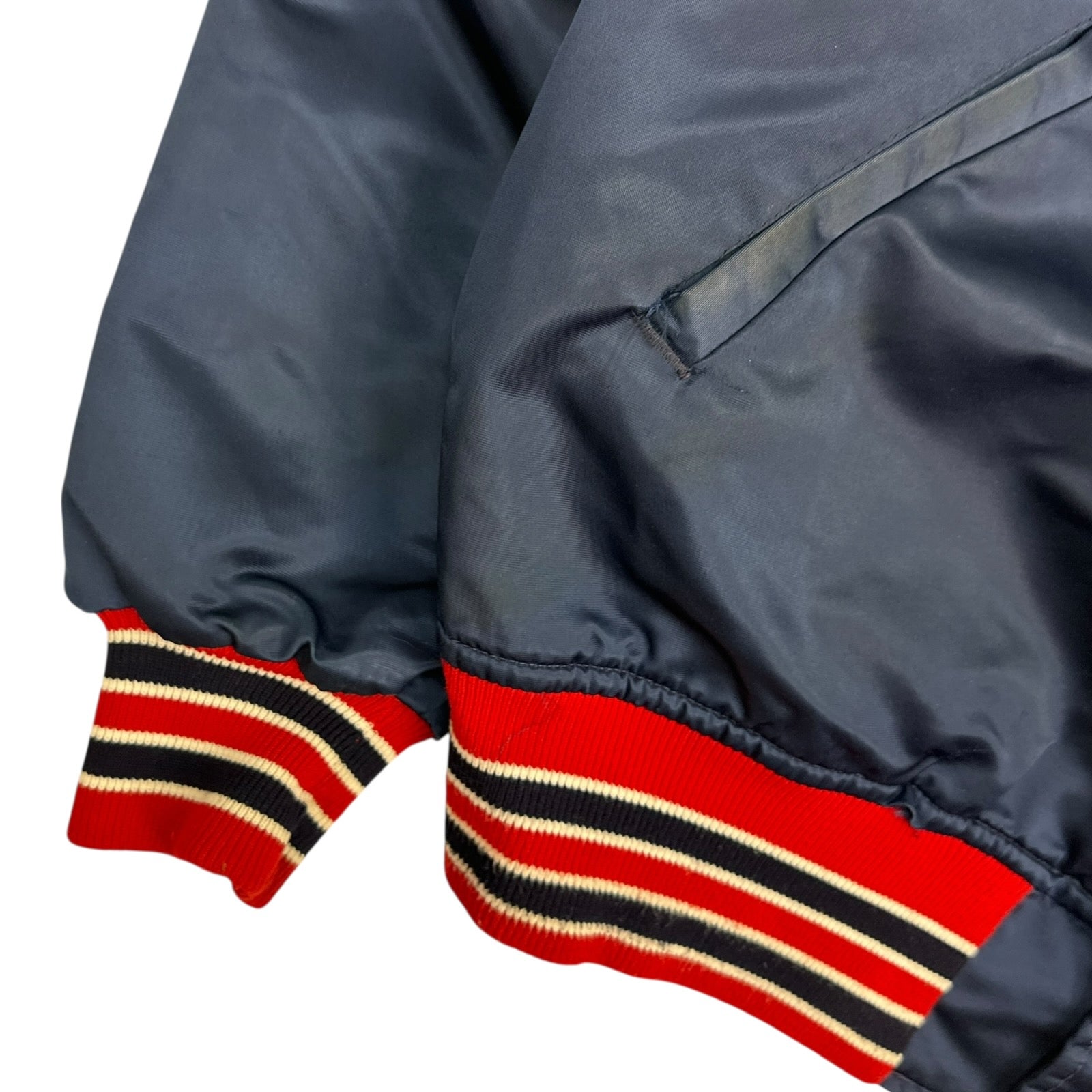 Vintage Boston Red Sox Starter Satin Jacket Navy