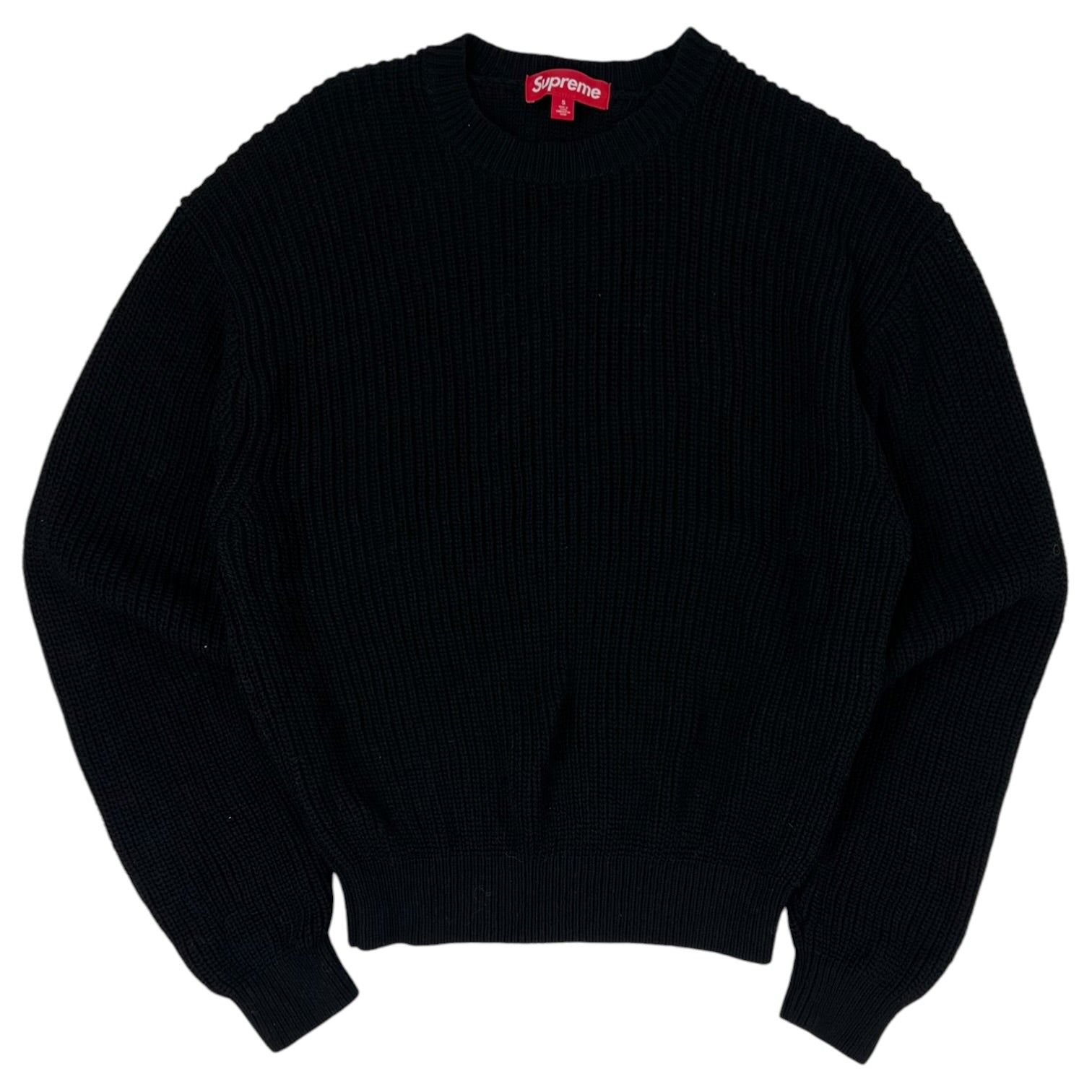 Supreme Old English Printed Sweater Black
