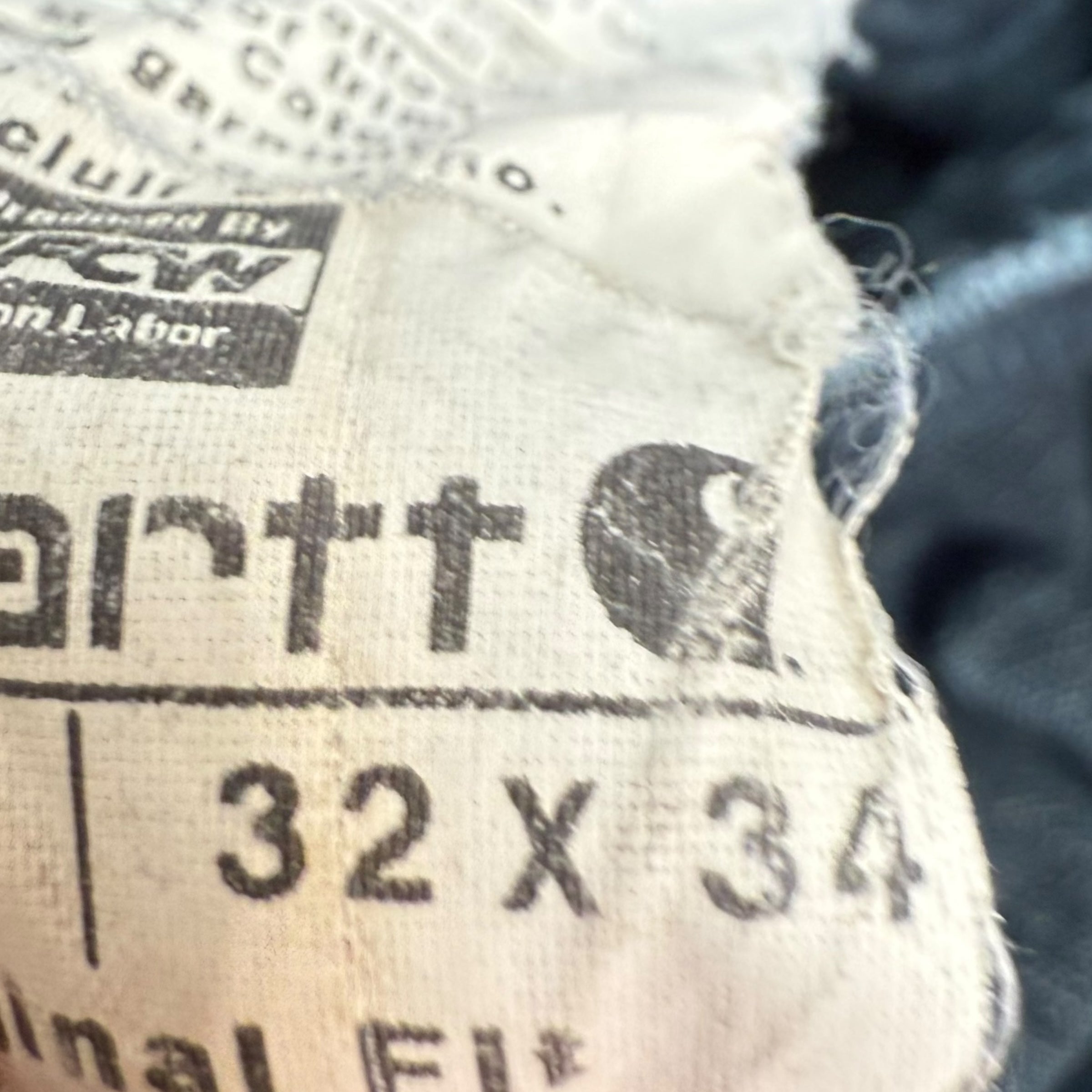 Vintage Carhartt Double Knee Pants Faded Black