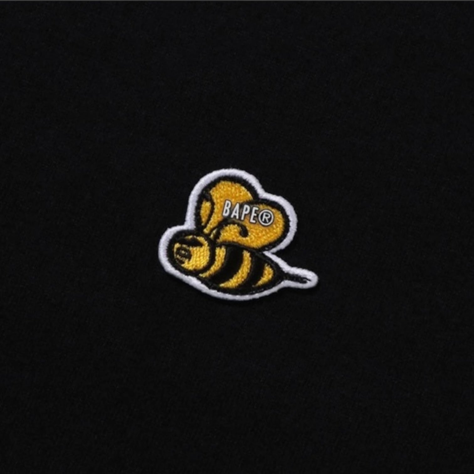 BAPE Bee One Point Long Sleeve Shirt Black