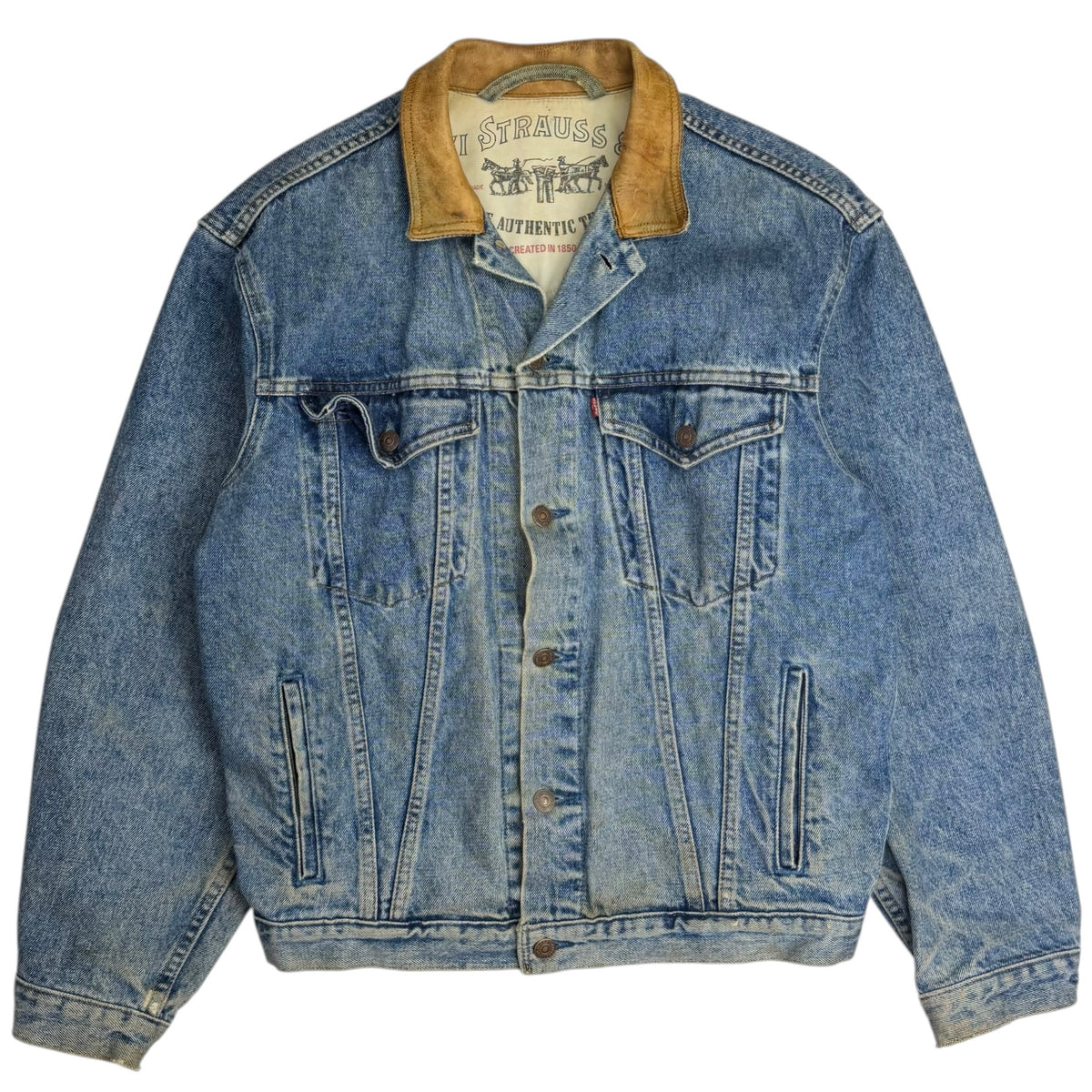 Vintage Levi’s Denim Trucker Jacket Blue