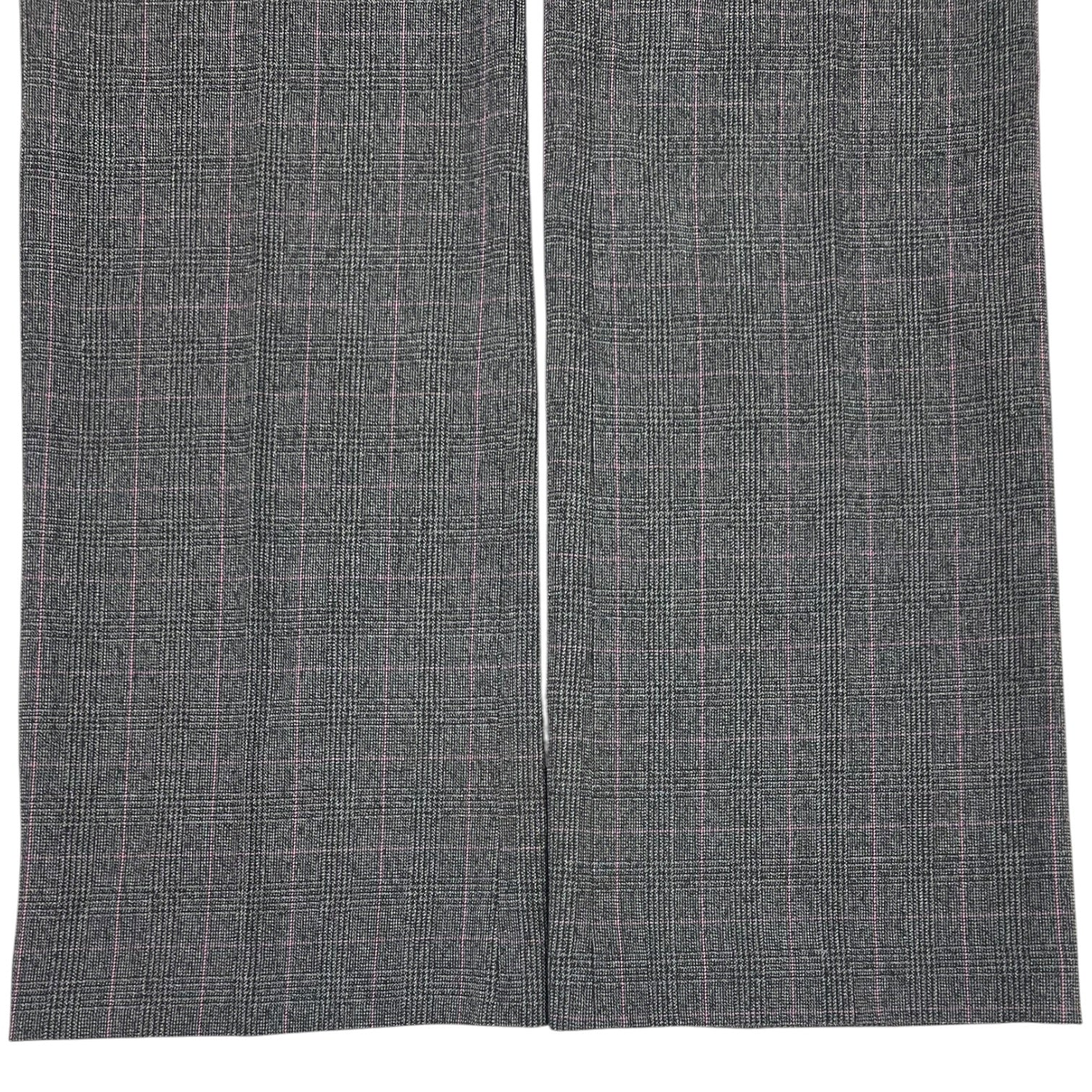 (W) Dalia Collection Classic Fit Plaid Trousers