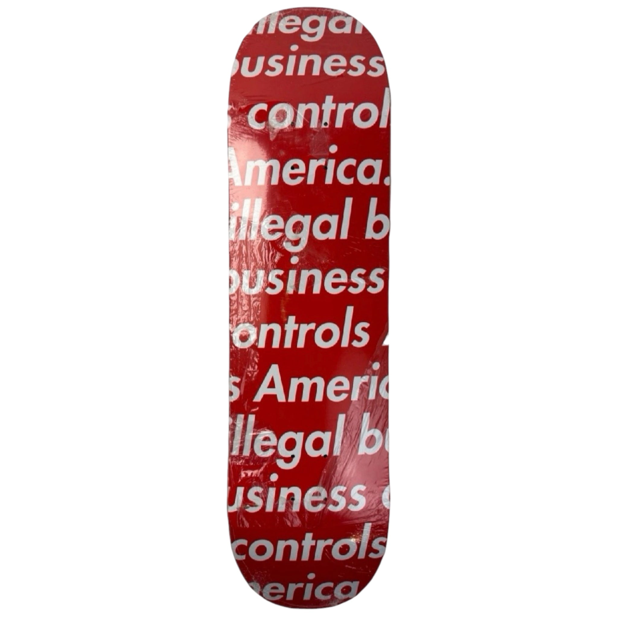 Supreme Illegal Business Skate Deck Red