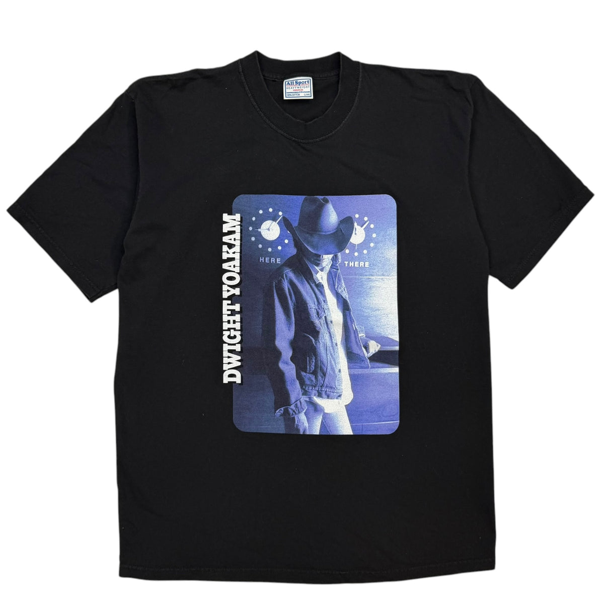 2002 Dwight Yoakam Honky Tonks & Rodeos Tour Tee Black
