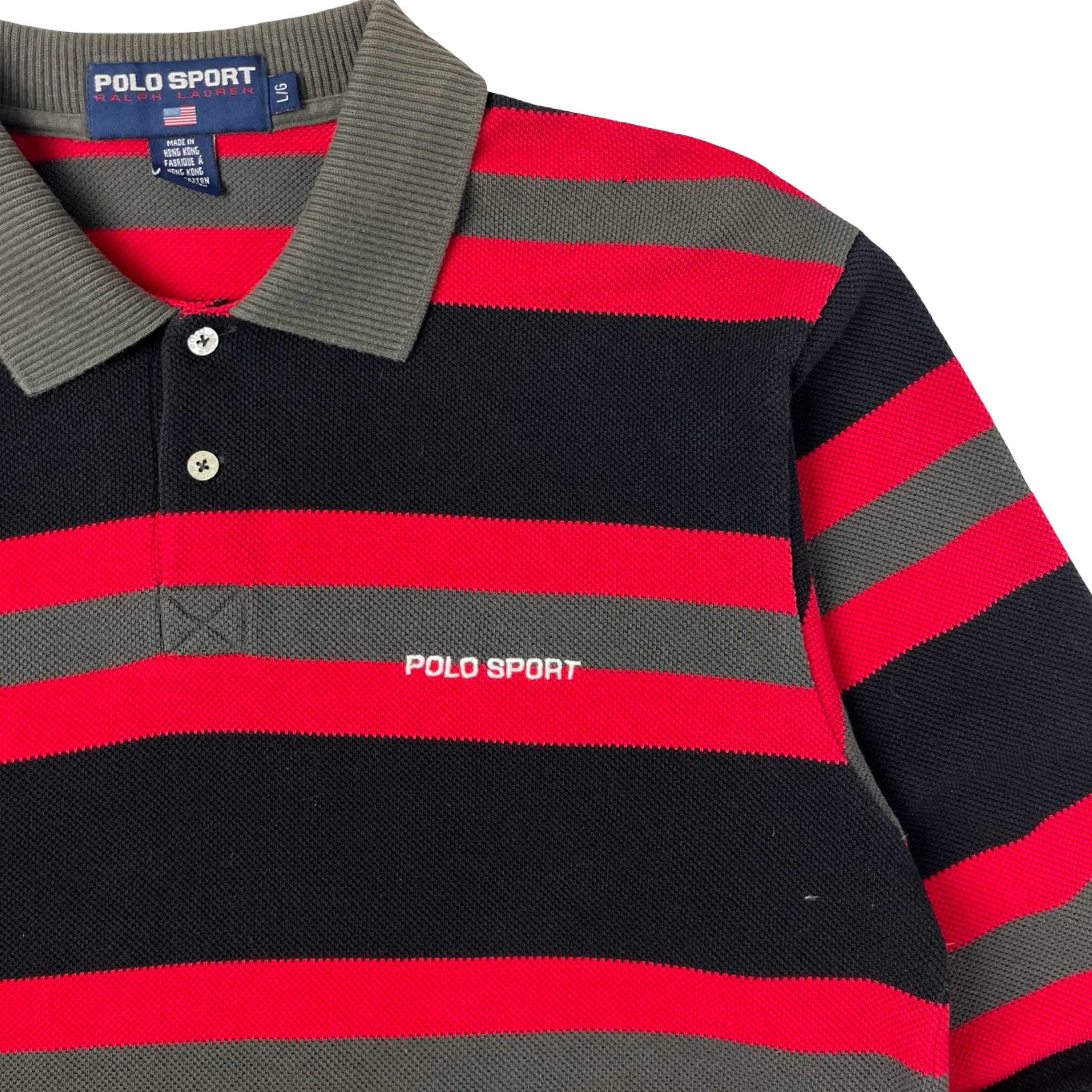Vintage Polo Sport Waffle Rugby Polo