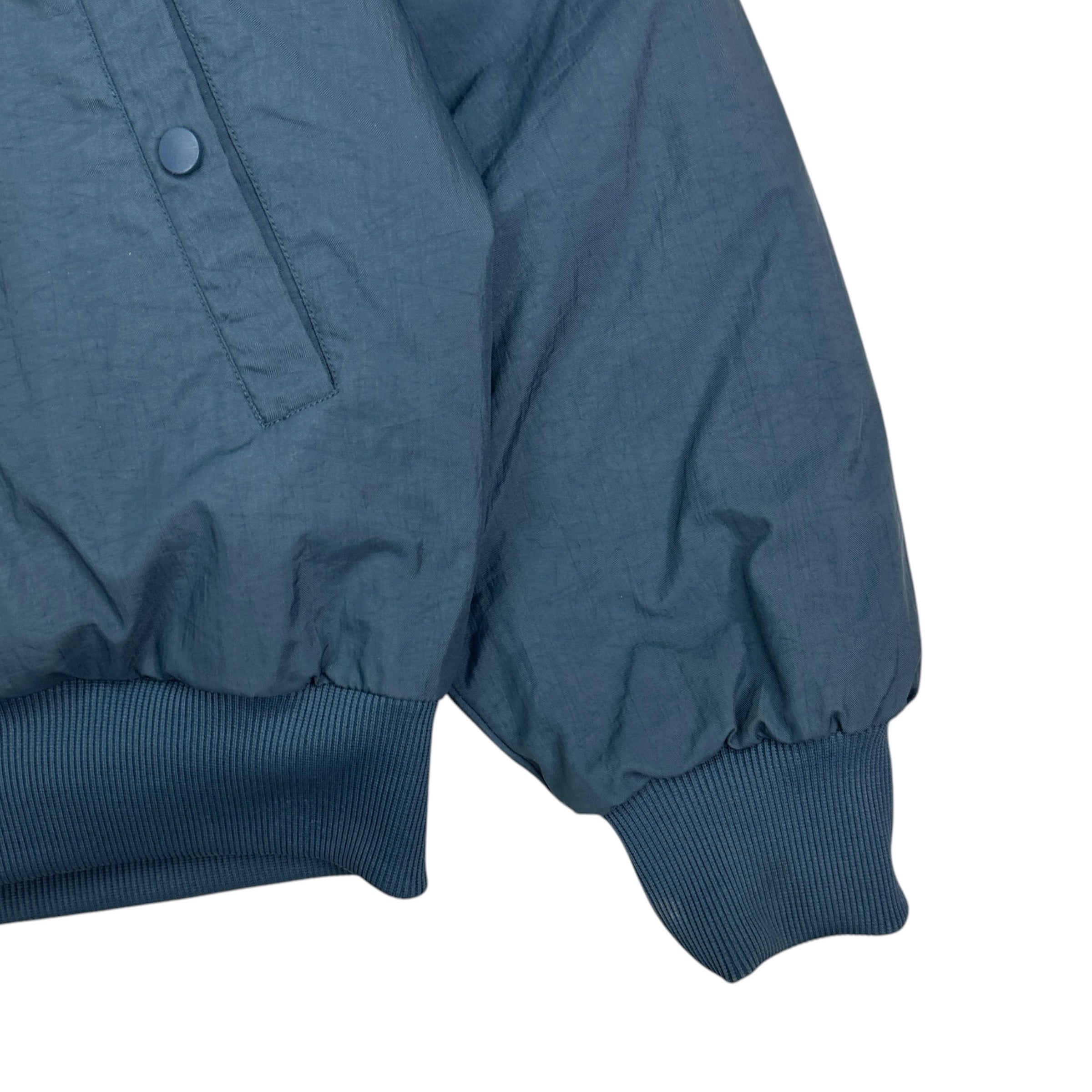 Vintage Nike Reversible Quilted Bomber Jacket Blue/Navy