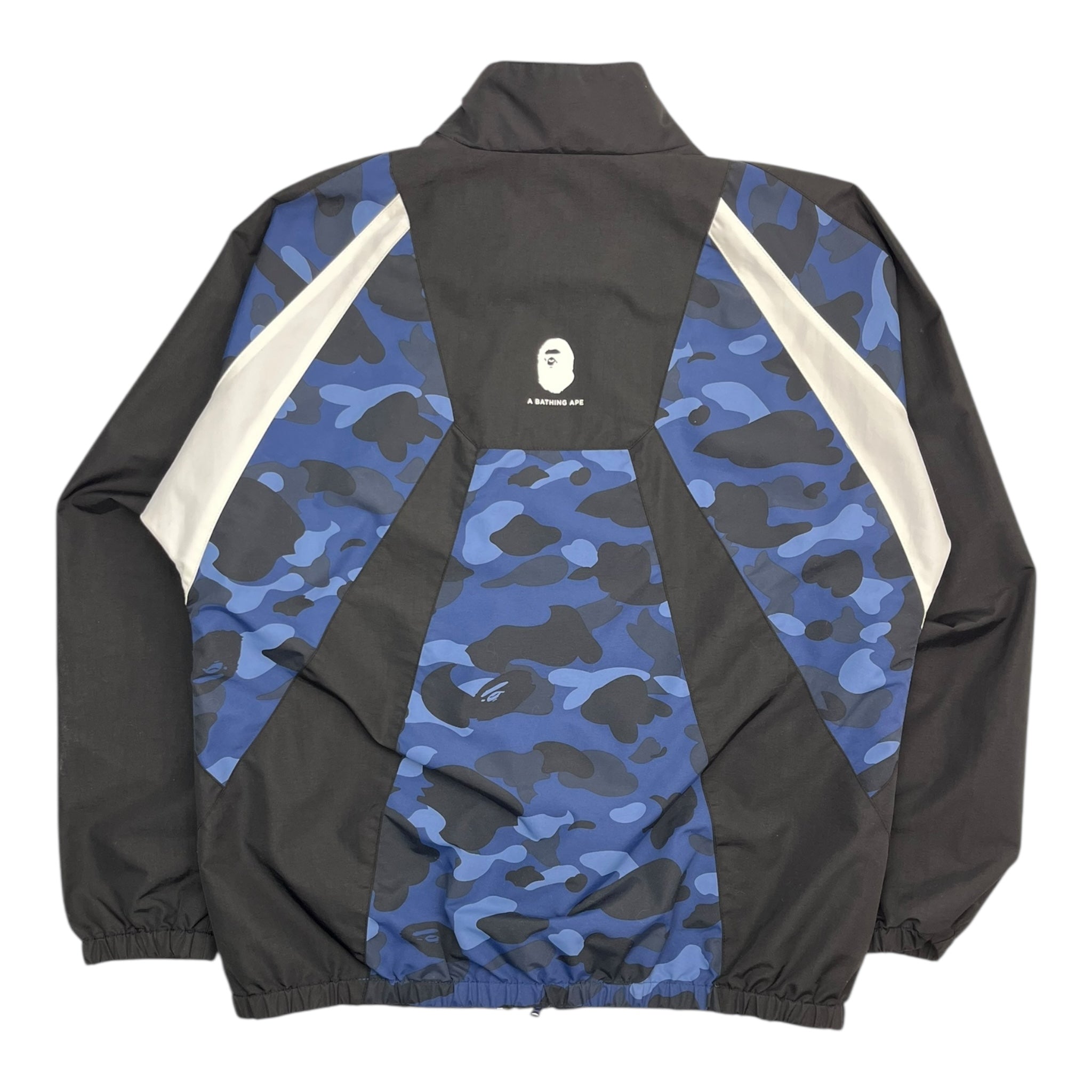 Bape Color Camo Color Block Jacket Blue
