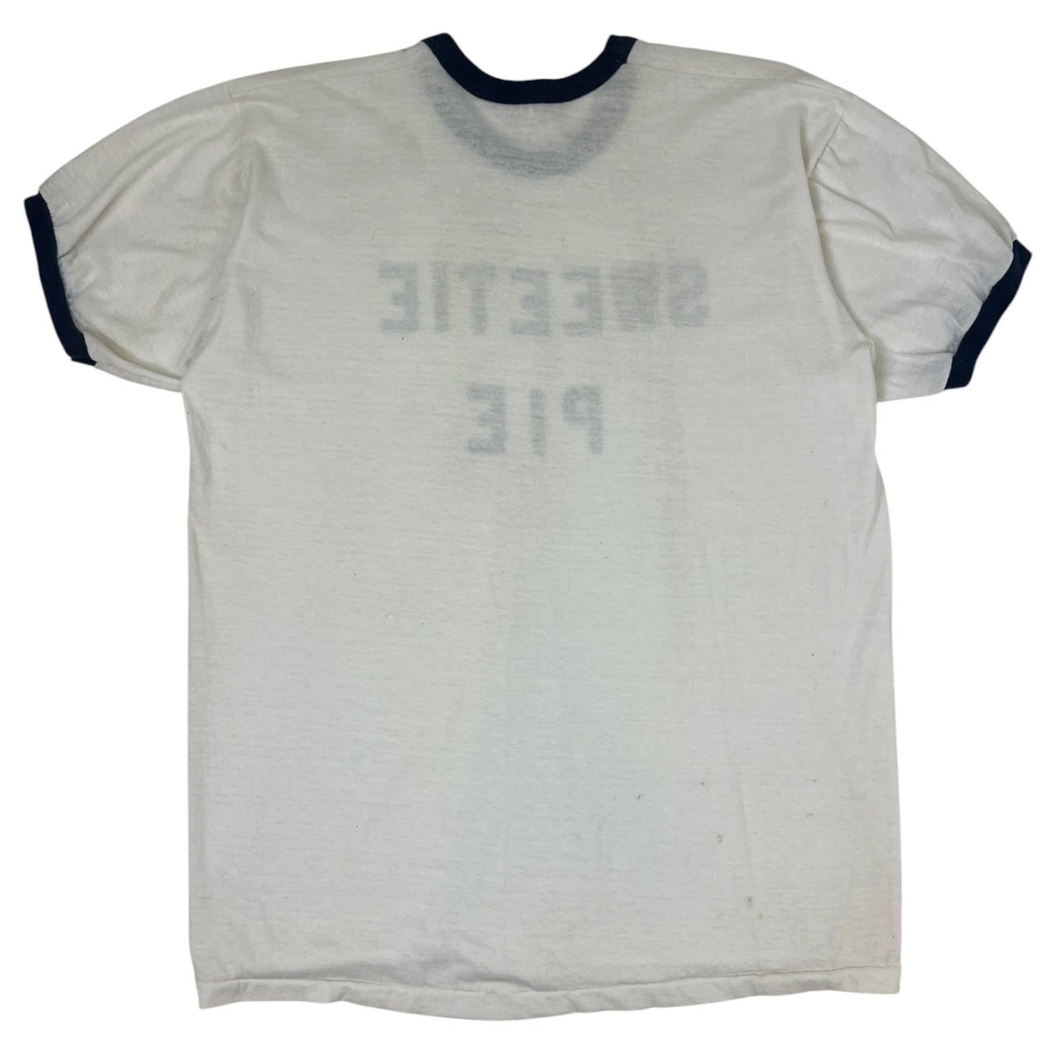 Vintage Ringer T-Shirt “Sweetie Pie” White