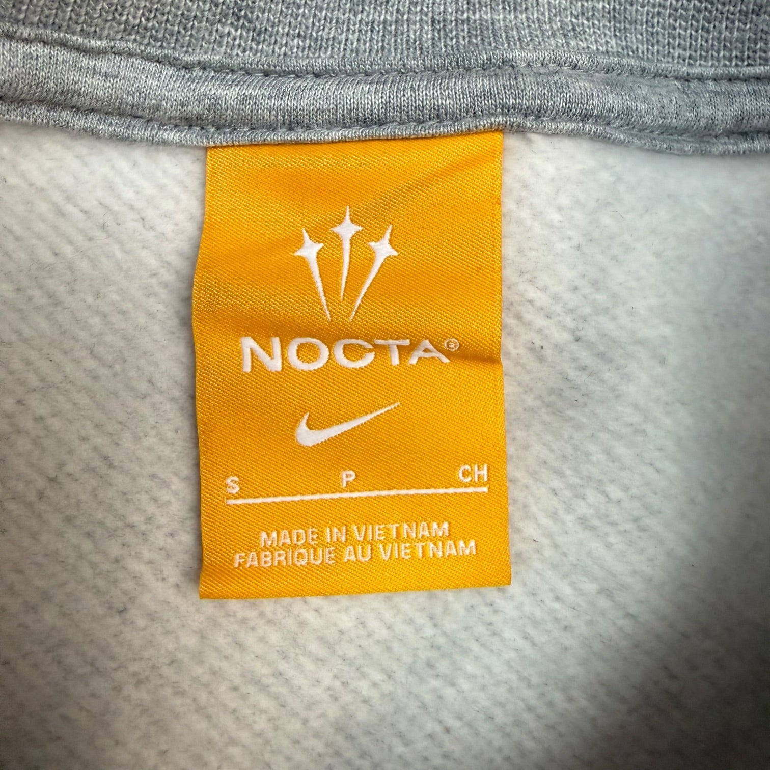 Nike NOCTA Fleece CS Crewneck Heather Grey