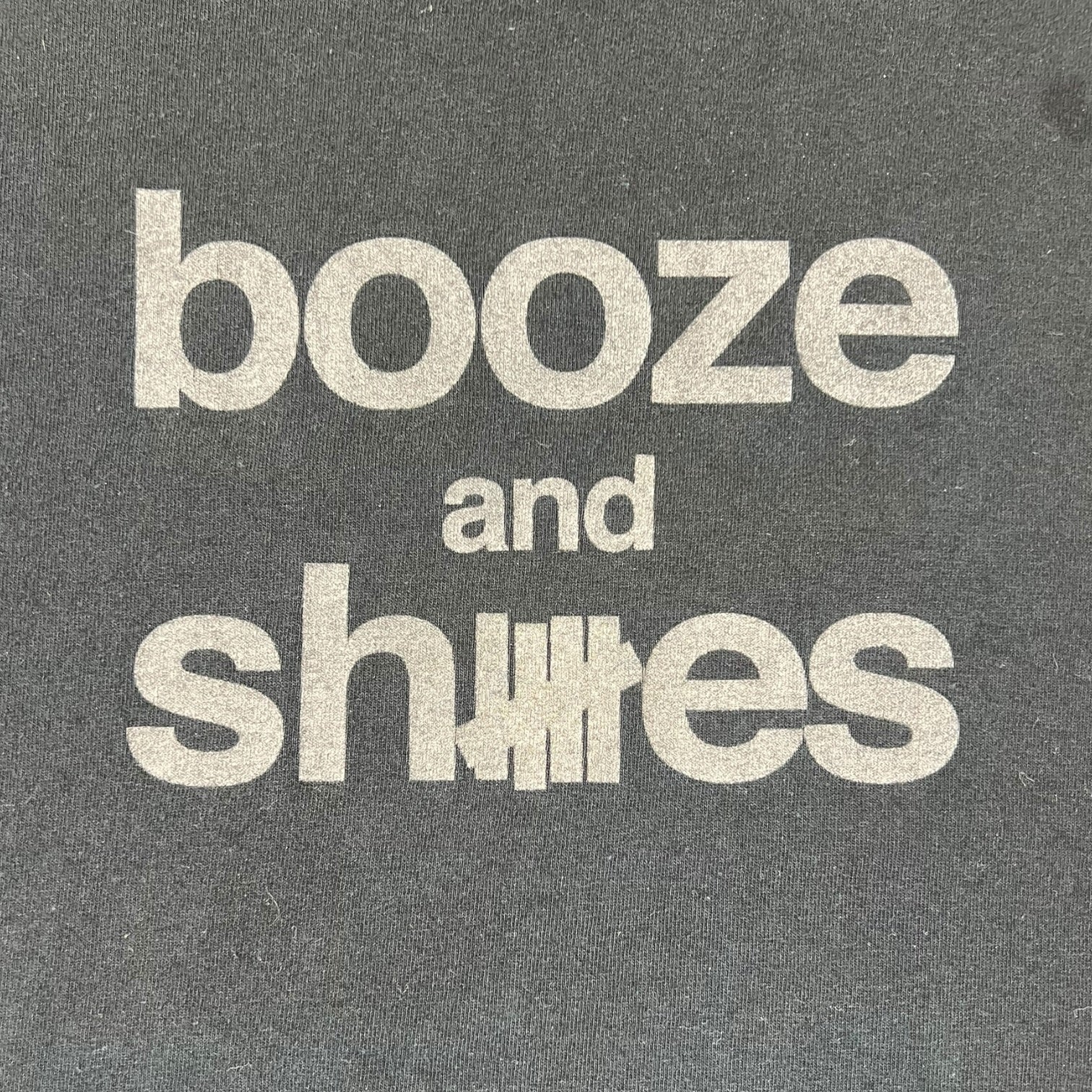 F*cking Awesome x Undftd “Booze and Shoes” T-Shirt Black