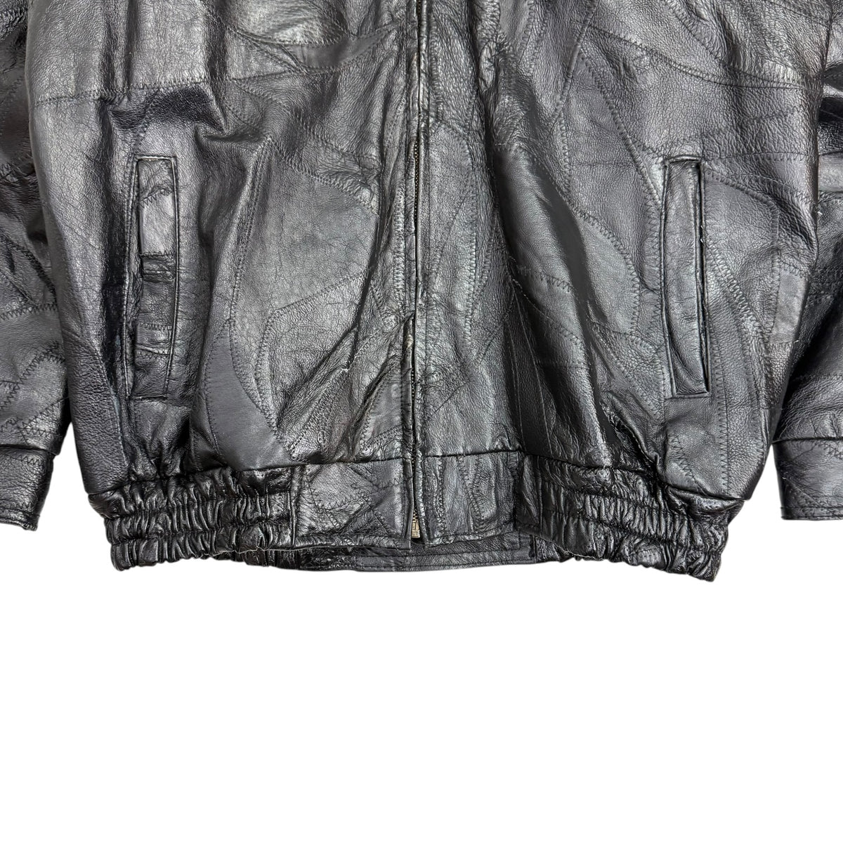 Vintage LeWorld Fine Leathers Leather Jacket Black