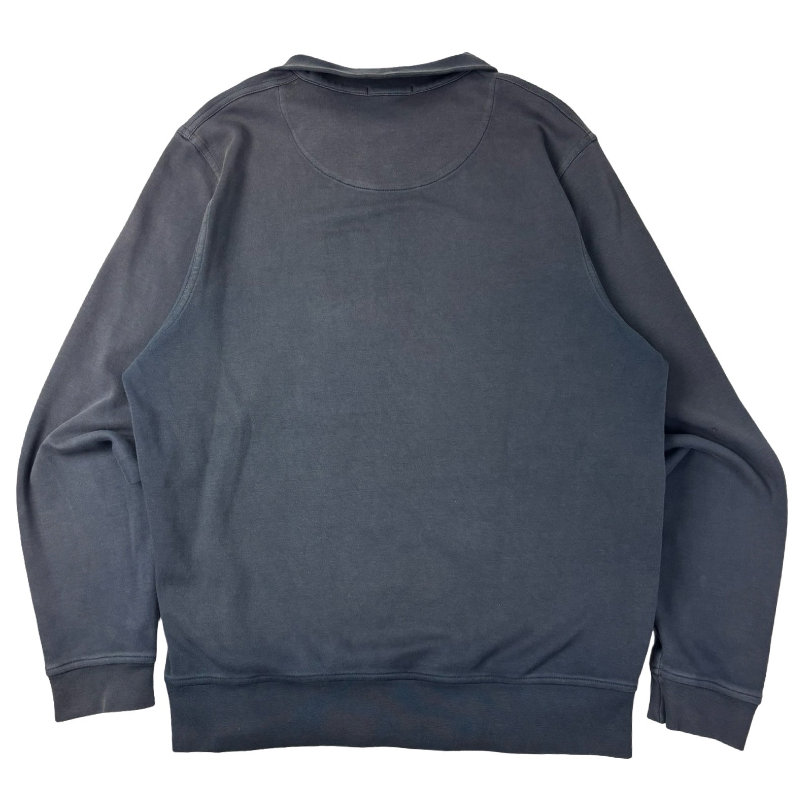 Burberry London Quarter Zip Sweater Washed Navy