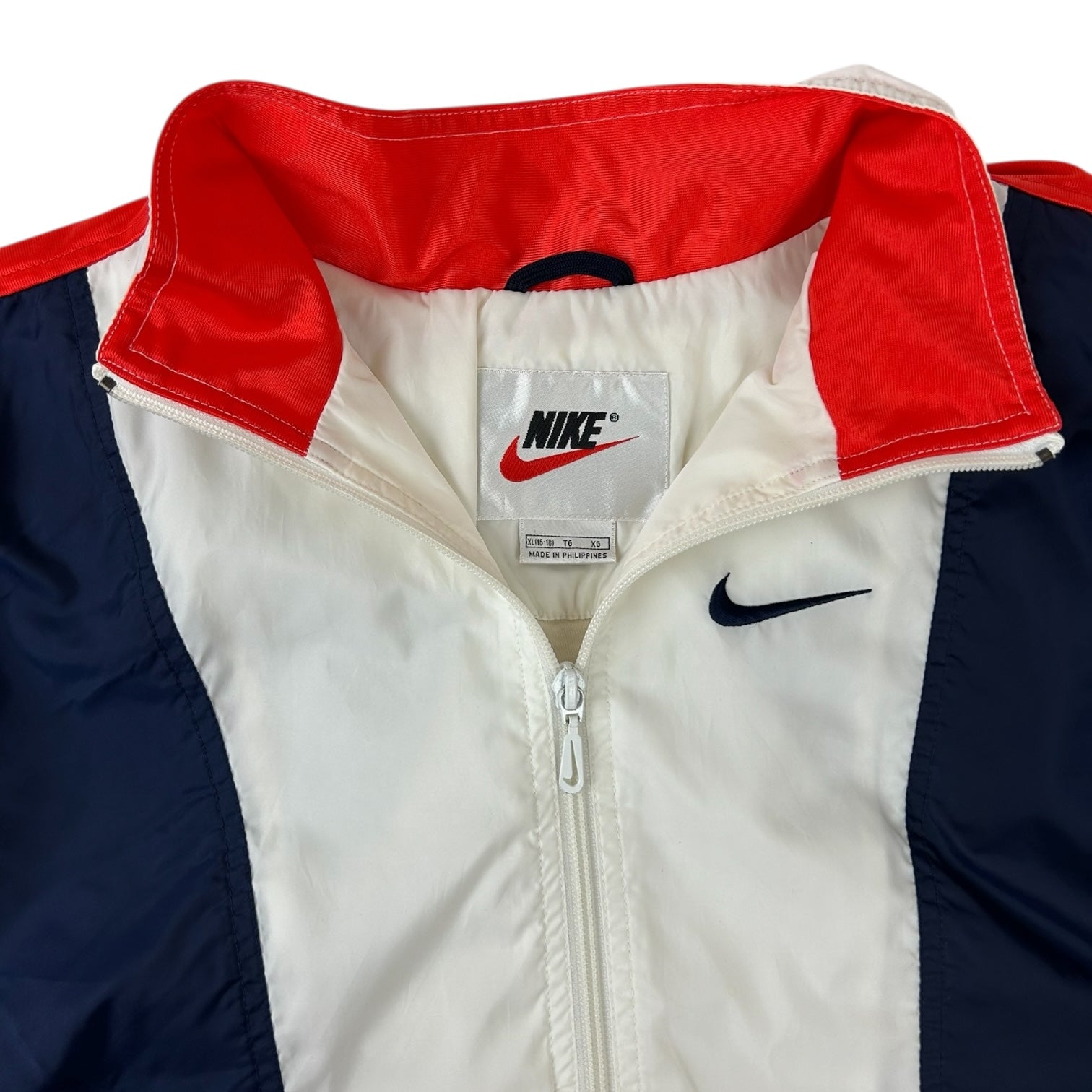 Vintage Nike Track Jacket Navy/Red