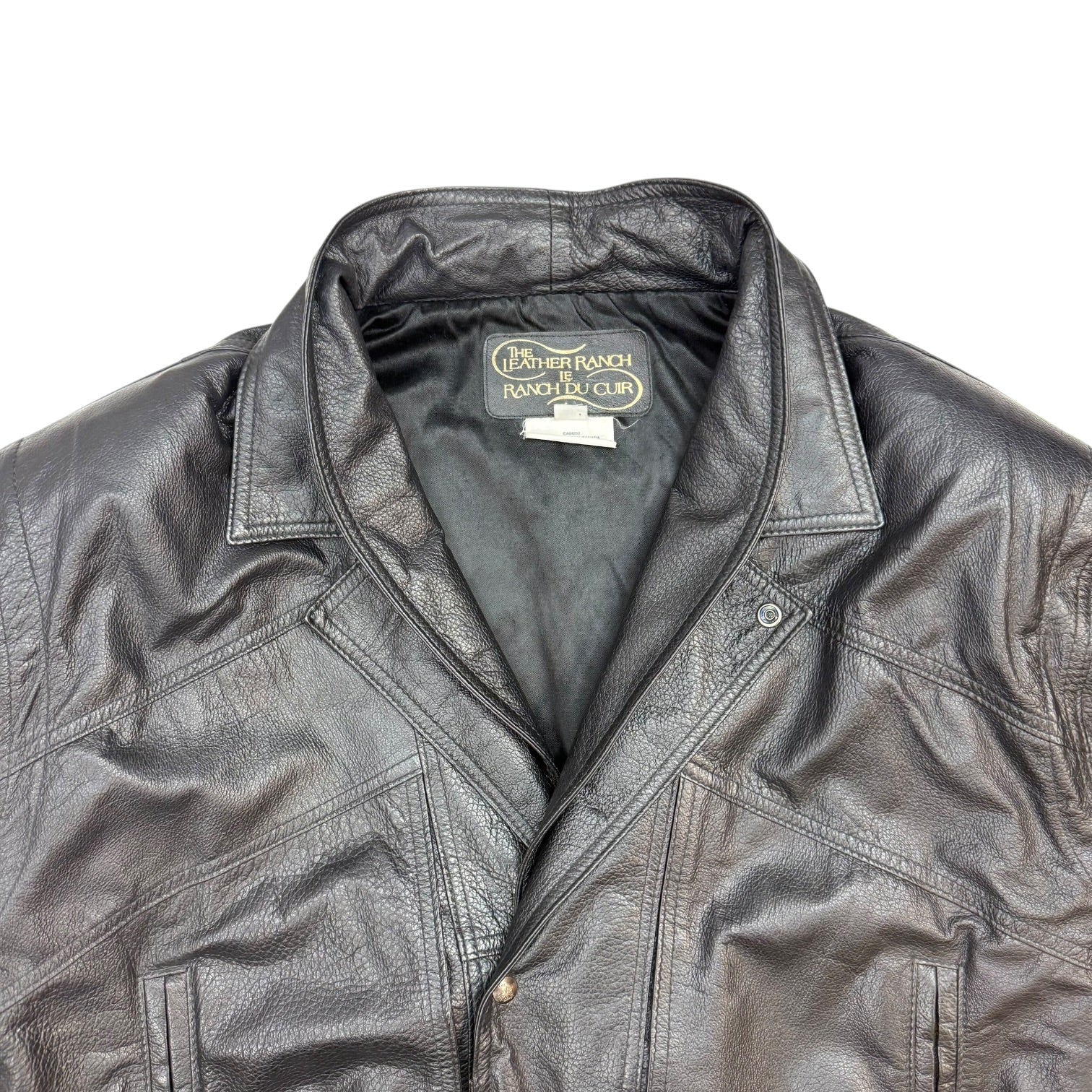 Vintage The Leather Ranch Leather Jacket Black